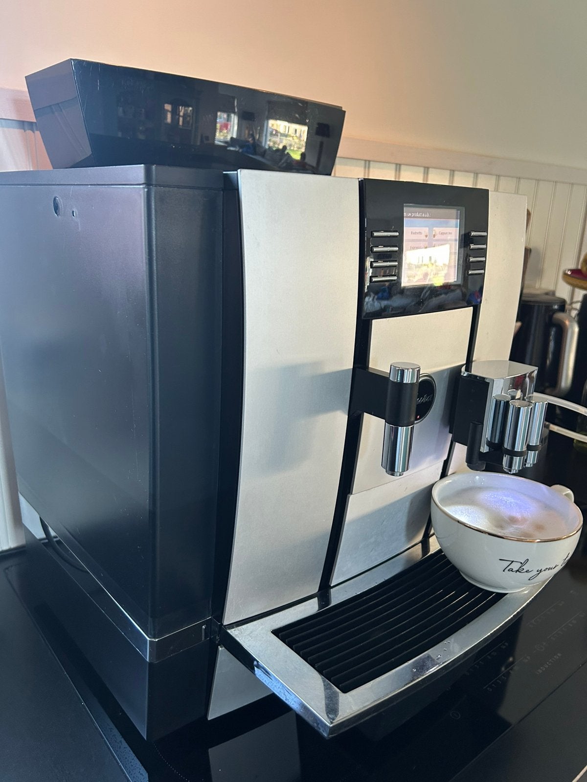 Jura GIGA X3 Professional + Cool Control melkkoeler, 10 kopjes of meer, Ophalen, Koffiemachine, Koffiebonen