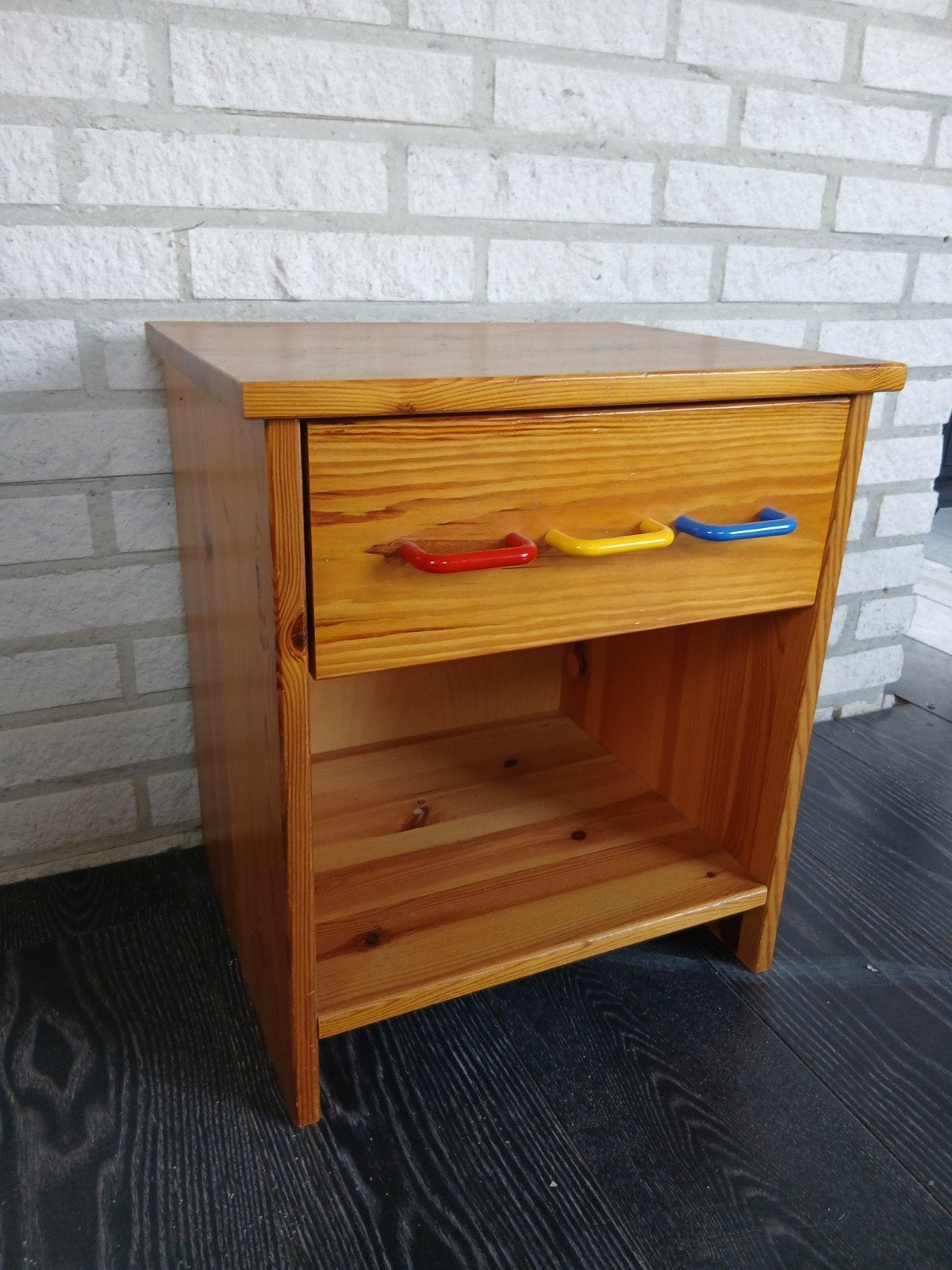 Nachtkastje vuren grenen kast kastje, Ophalen, Minder dan 45 cm