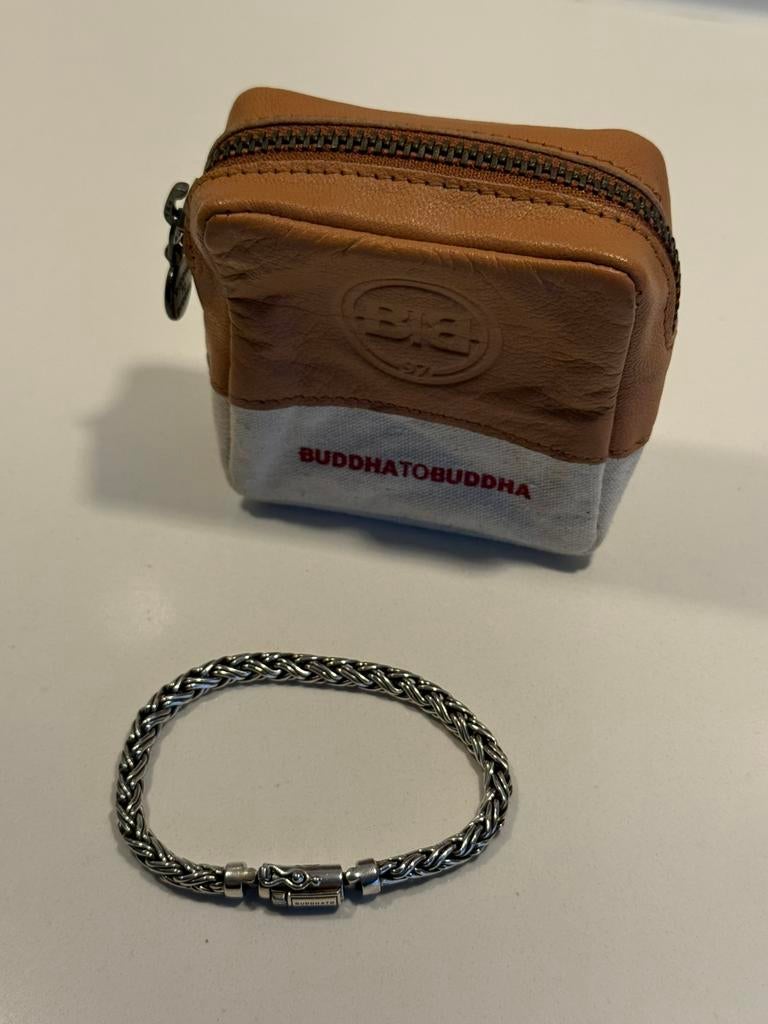 Buddha to Buddha armband, Ophalen of Verzenden, Zo goed als nieuw, Zwart, Handtas