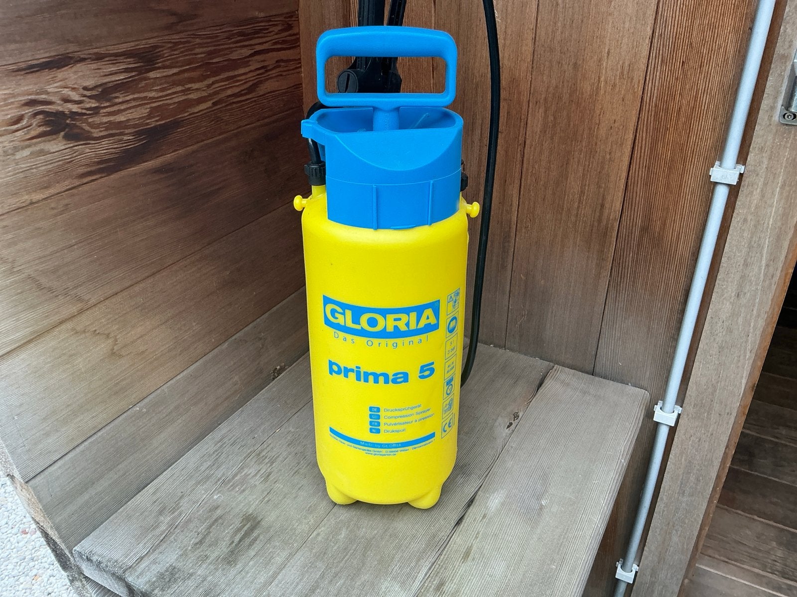 Gloria Prima 5 Drukspuit - Zo goed als nieuw, Tuin en Terras, Ophalen, Zo goed als nieuw, Handsproeier