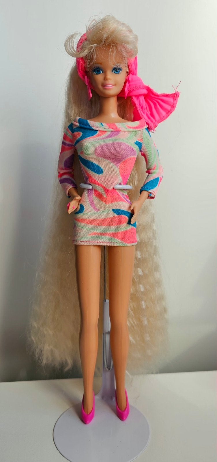 Barbie Totally Hair vintage 1991, Verzamelen, Ophalen of Verzenden, Zo goed als nieuw, Fashion Doll