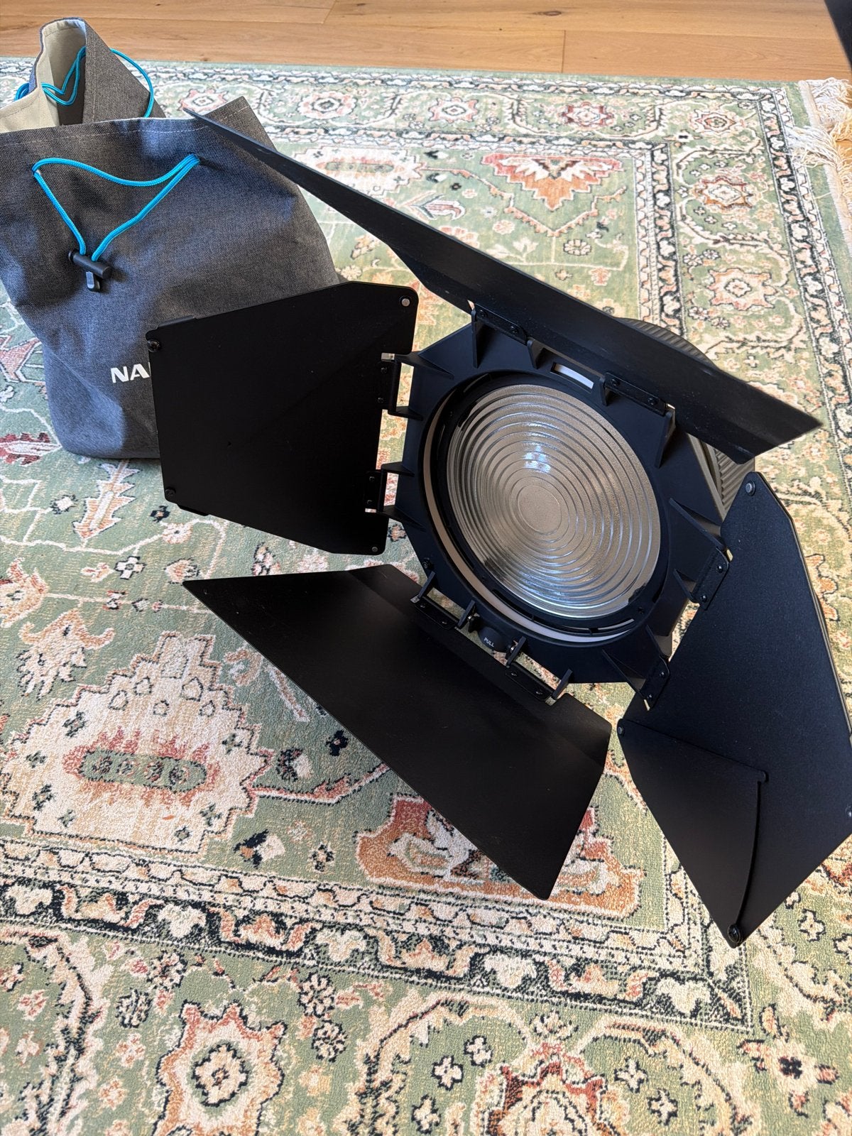 Nanlite FL-20G Fresnel Lens met Barndoors, Overige merken, Belichting, Ophalen, Zo goed als nieuw