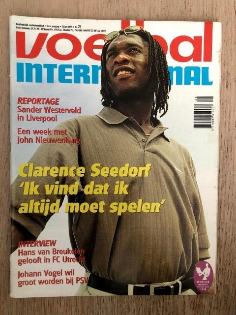 Voetbal International, 34e  jaargang, nr. 25, 1999, Ophalen, Gebruikt, Overige binnenlandse clubs, Boek of Tijdschrift