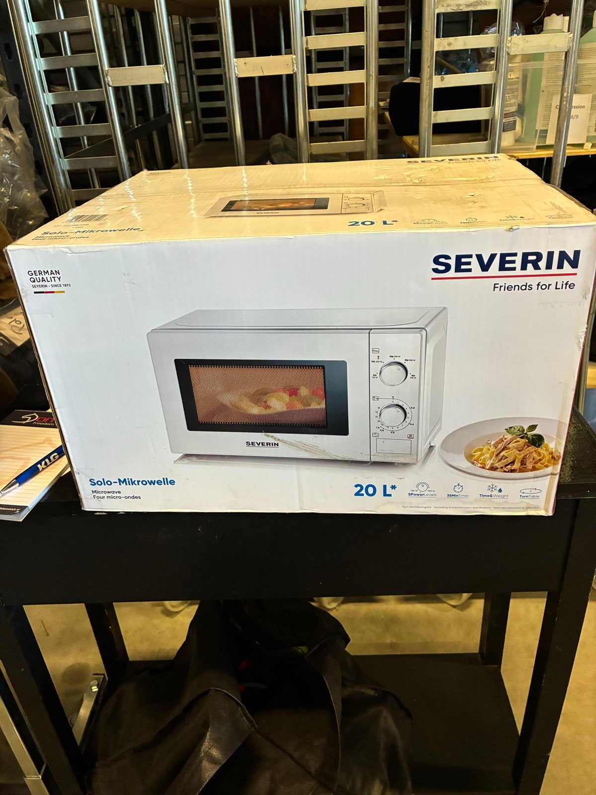 Severin Magnetron 20L - Nieuw in doos, Nieuw, Ophalen of Verzenden, Magnetron, 45 tot 60 cm