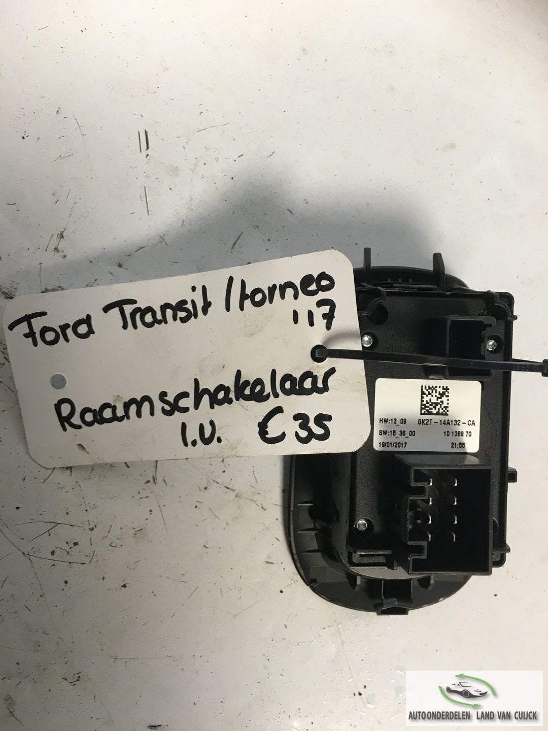 Ford Transit Tourneo 2017 Raambedieningsschakelaar Linksvoor, Gebruikt, -, -, Ophalen of Verzenden