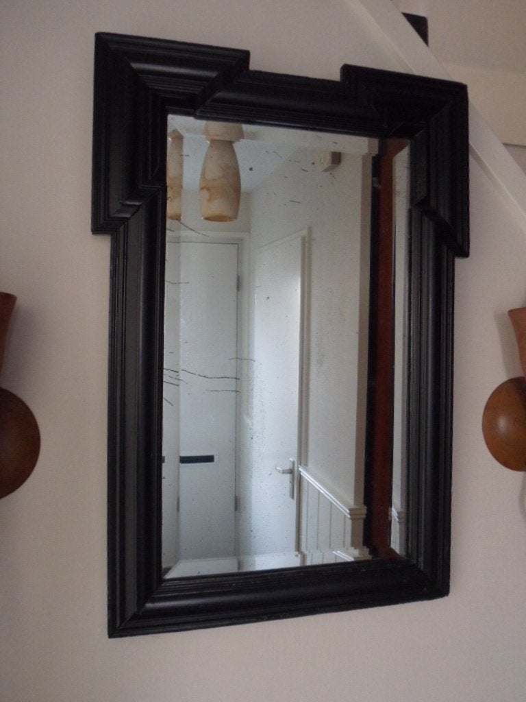 Brocante spiegel, Ophalen