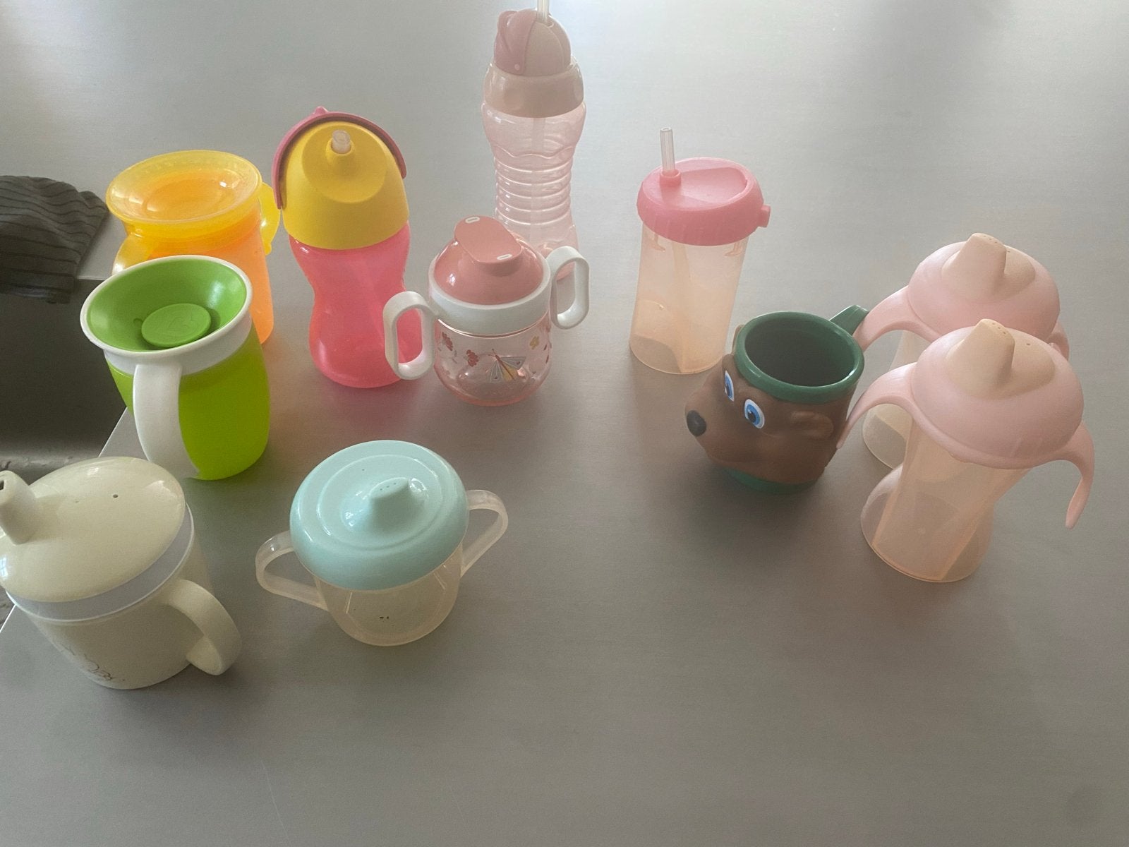 Diverse drinkbekers en tuitbekers - Set van 10, Ophalen of Verzenden, Gebruikt