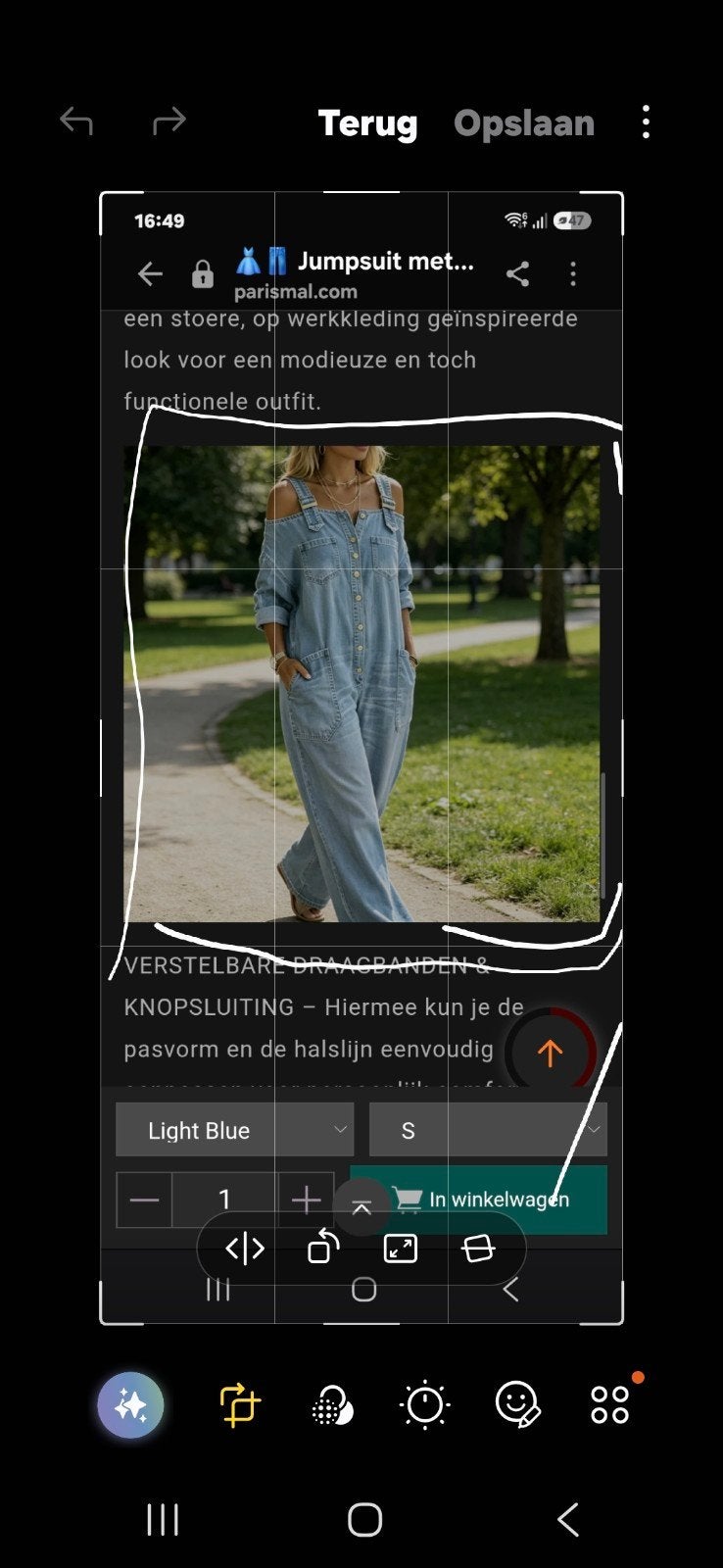 Supergave denim jumpsuit, Kleding | Dames, Ophalen of Verzenden, Nieuw, Maat 46/48 (XL) of groter, Blauw