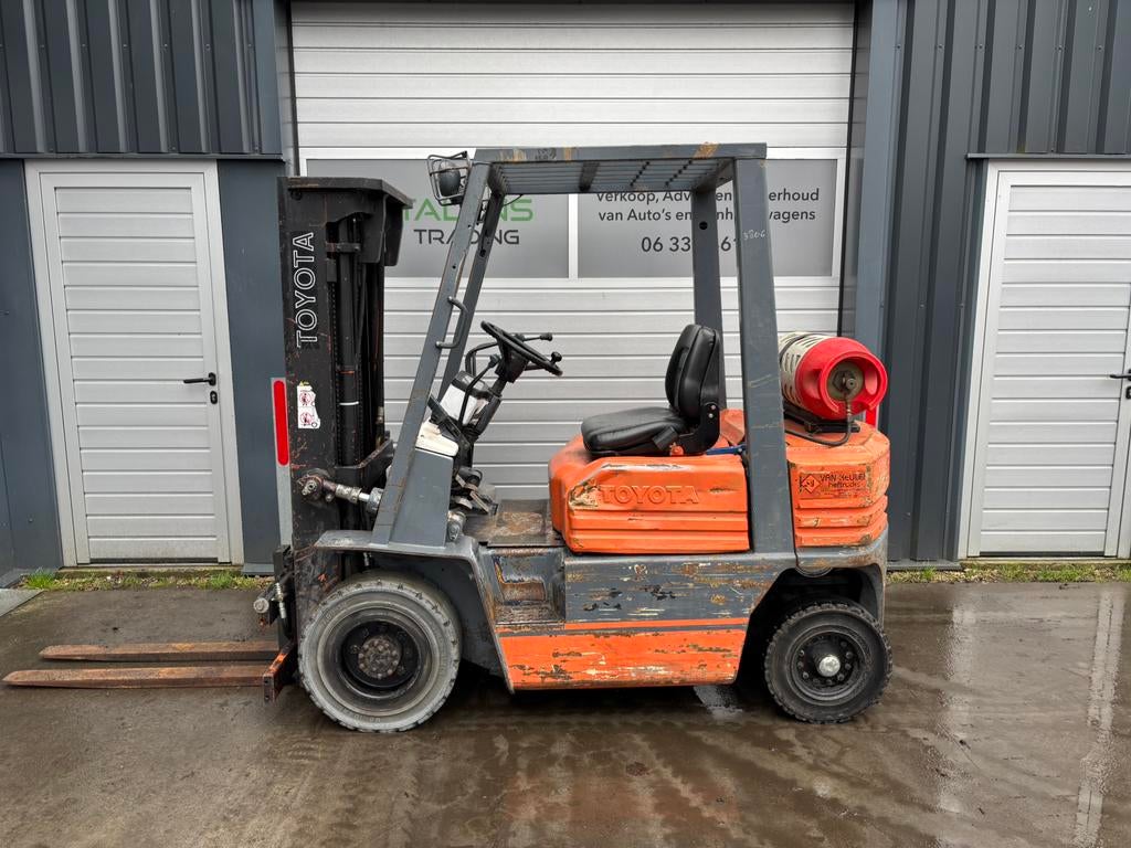 Toyota 5FG20 LPG Heftruck Triplex Werkverlichting 3 functies, 2000 tot 3000 kg, Ophalen of Verzenden, Elektrisch, Heftruck