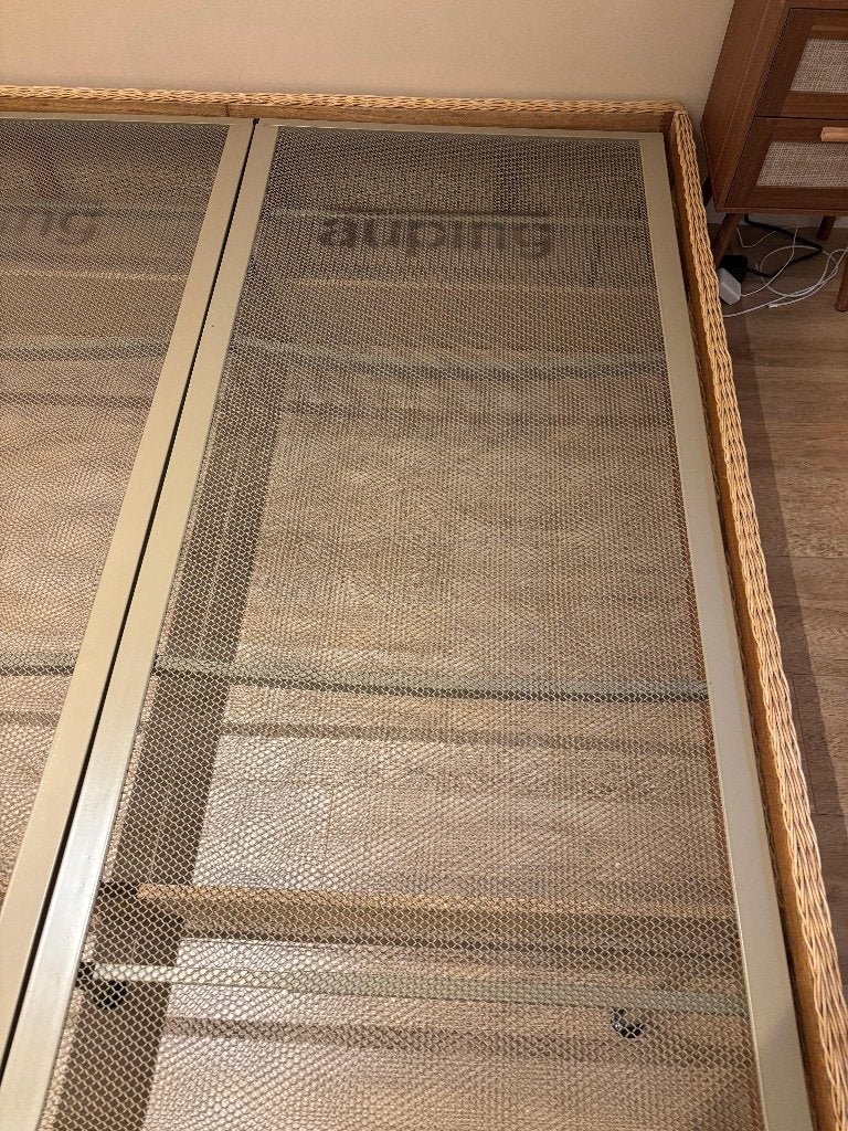 Foto 4 van Rotan Bed 180x200 cm met Auping Bodems