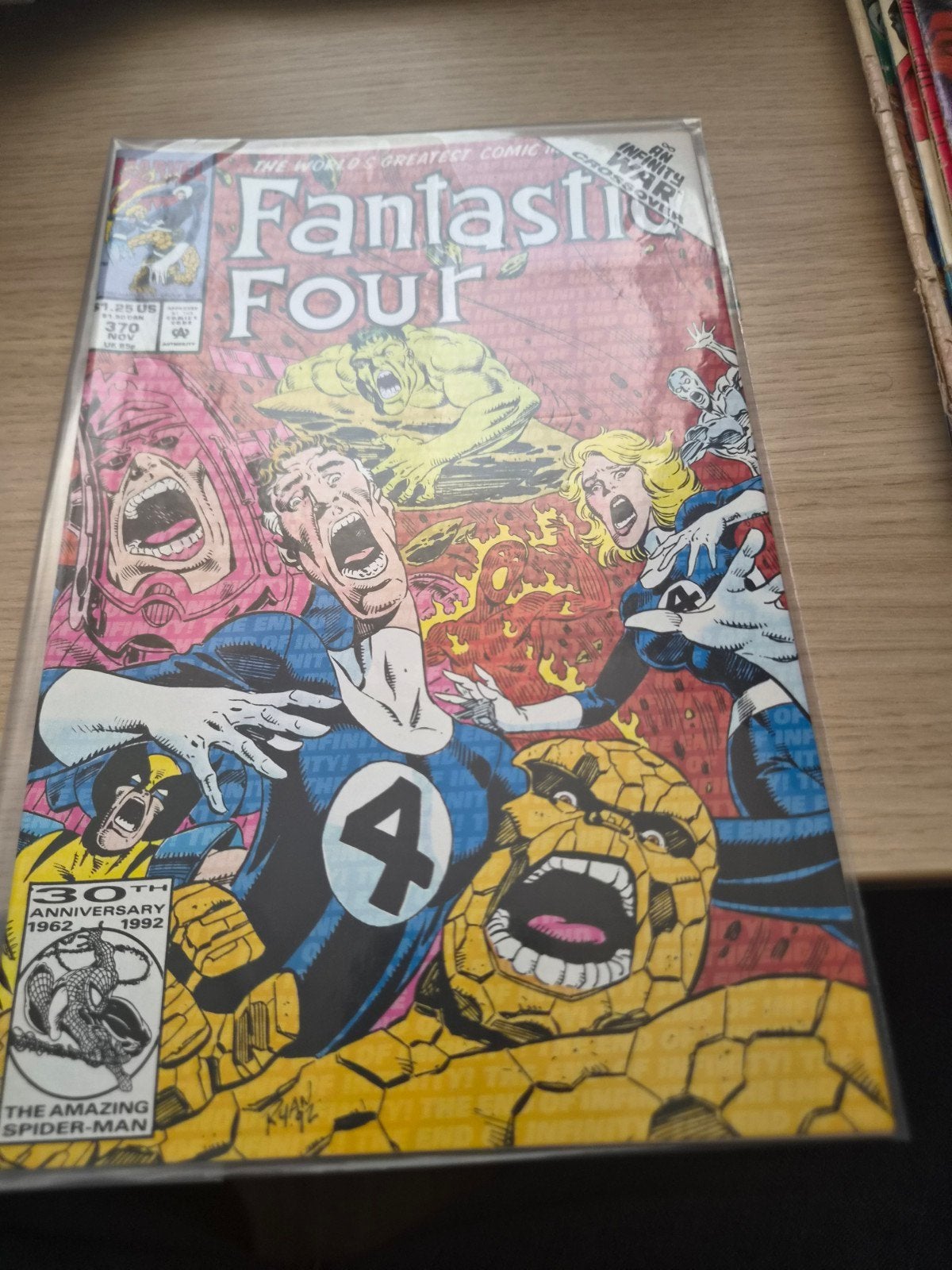 Fantastic Four #370 - Infinity War Crossover, Boeken, Amerika, Tom DeFalco, Ophalen of Verzenden, Gelezen