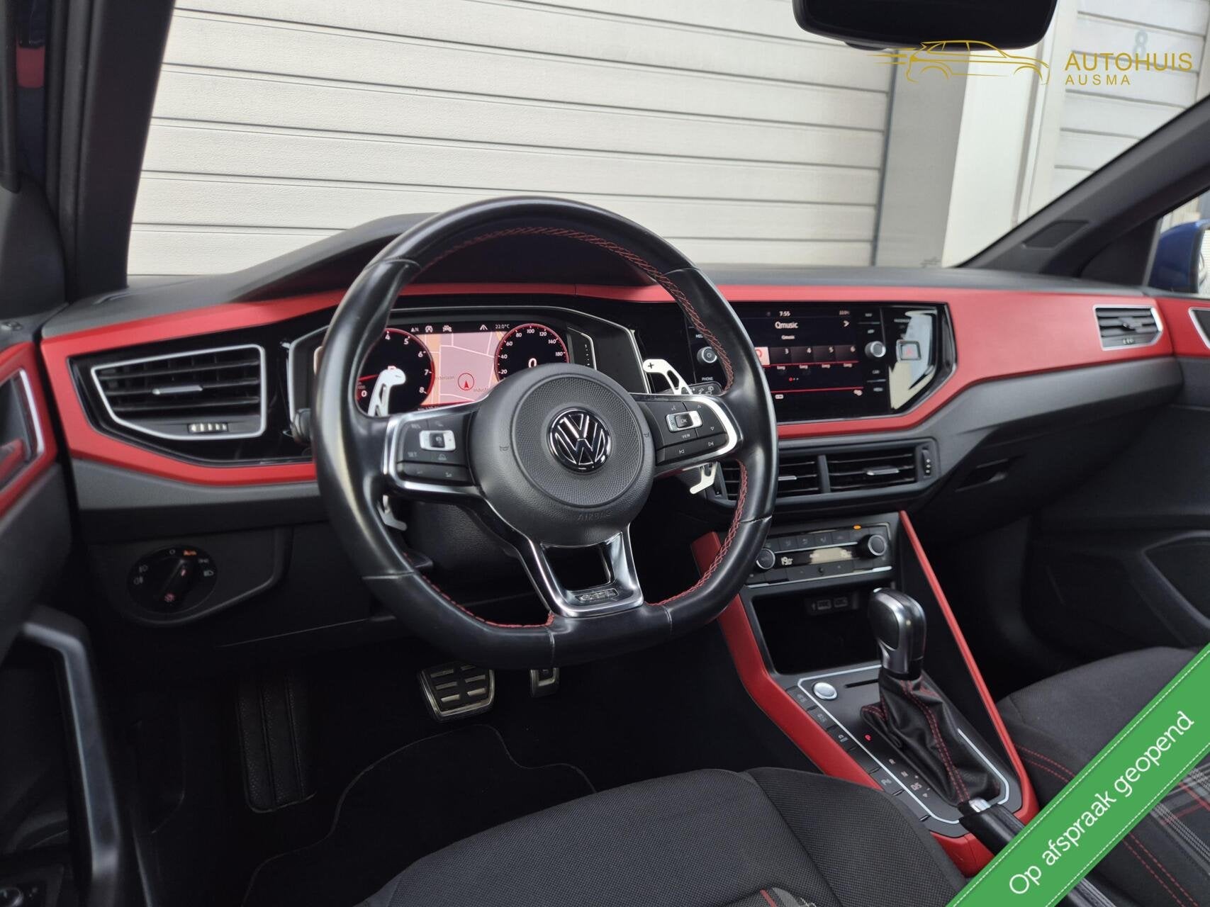 Volkswagen Polo 2.0 TSI GTI 260PK/ACC/Virtual/Pano/Led/Keyle, Auto's, Dealer onderhouden, Gebruikt, 4 cilinders, Blauw