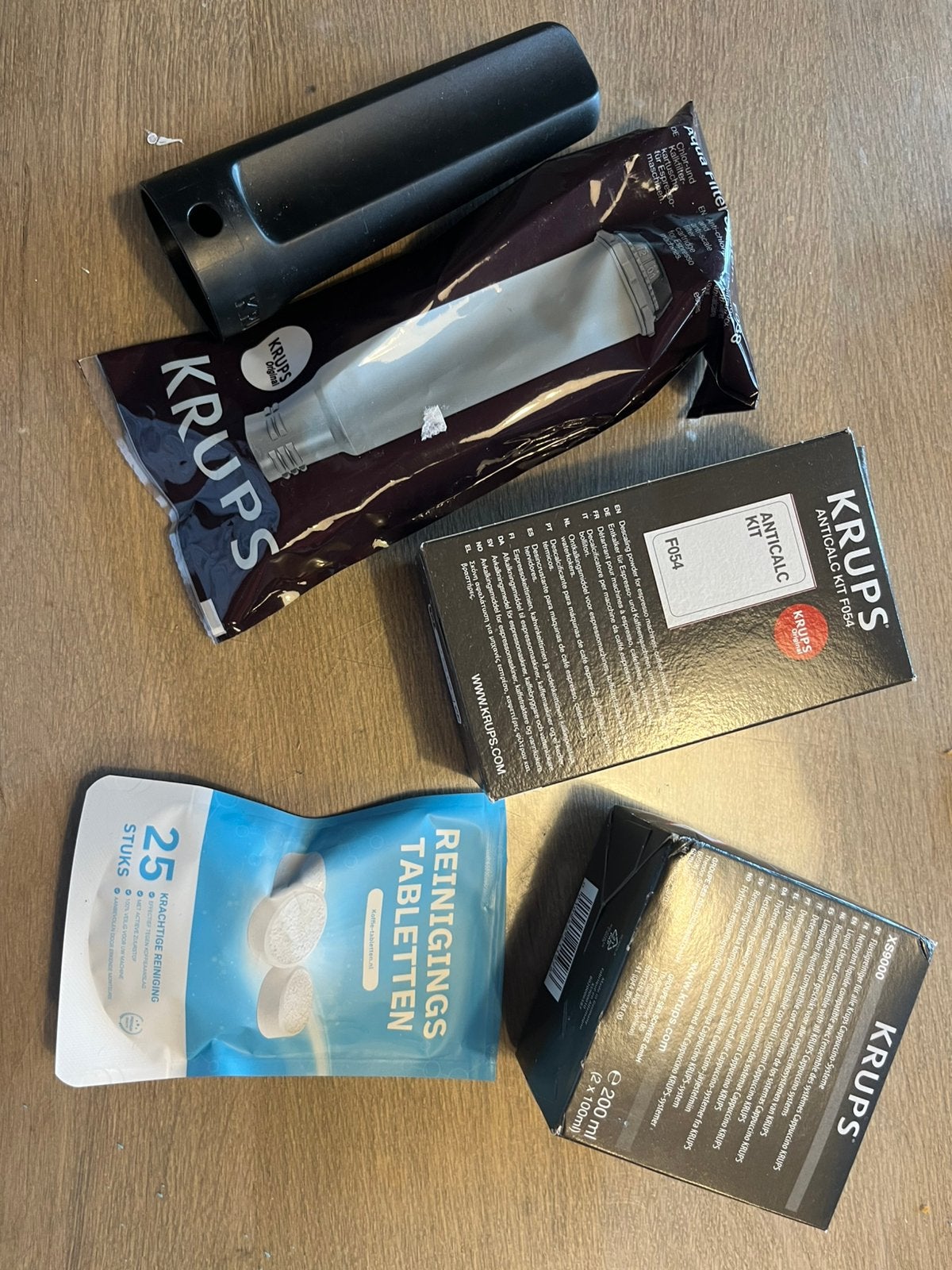 Krups onderhoudsset bonenapparaat, Ophalen of Verzenden, Nieuw, Koffiemachine, Koffiebonen