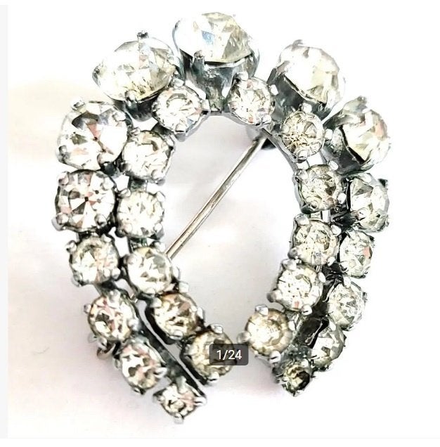 kristalglas vintage sieraden retro broche armband kralen oor, Ophalen of Verzenden, Overige materialen, Armband