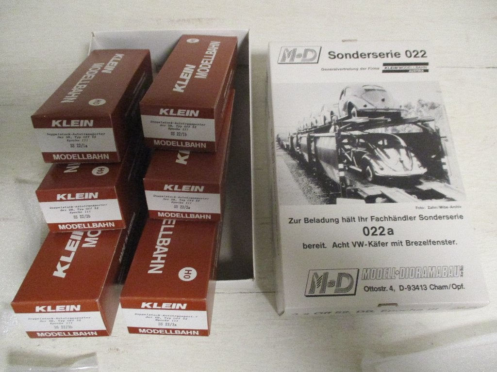 M + D Sonderserie 022 DB Auto transporters 3x, Gelijkstroom, Ophalen, Overige merken, Nieuw