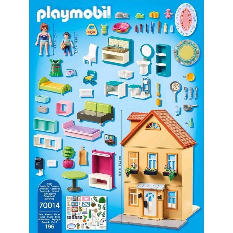 Playmobil Modern Woonhuis (70014) met extra's, Gebouw, Complete set, Ophalen of Verzenden, Zo goed als nieuw
