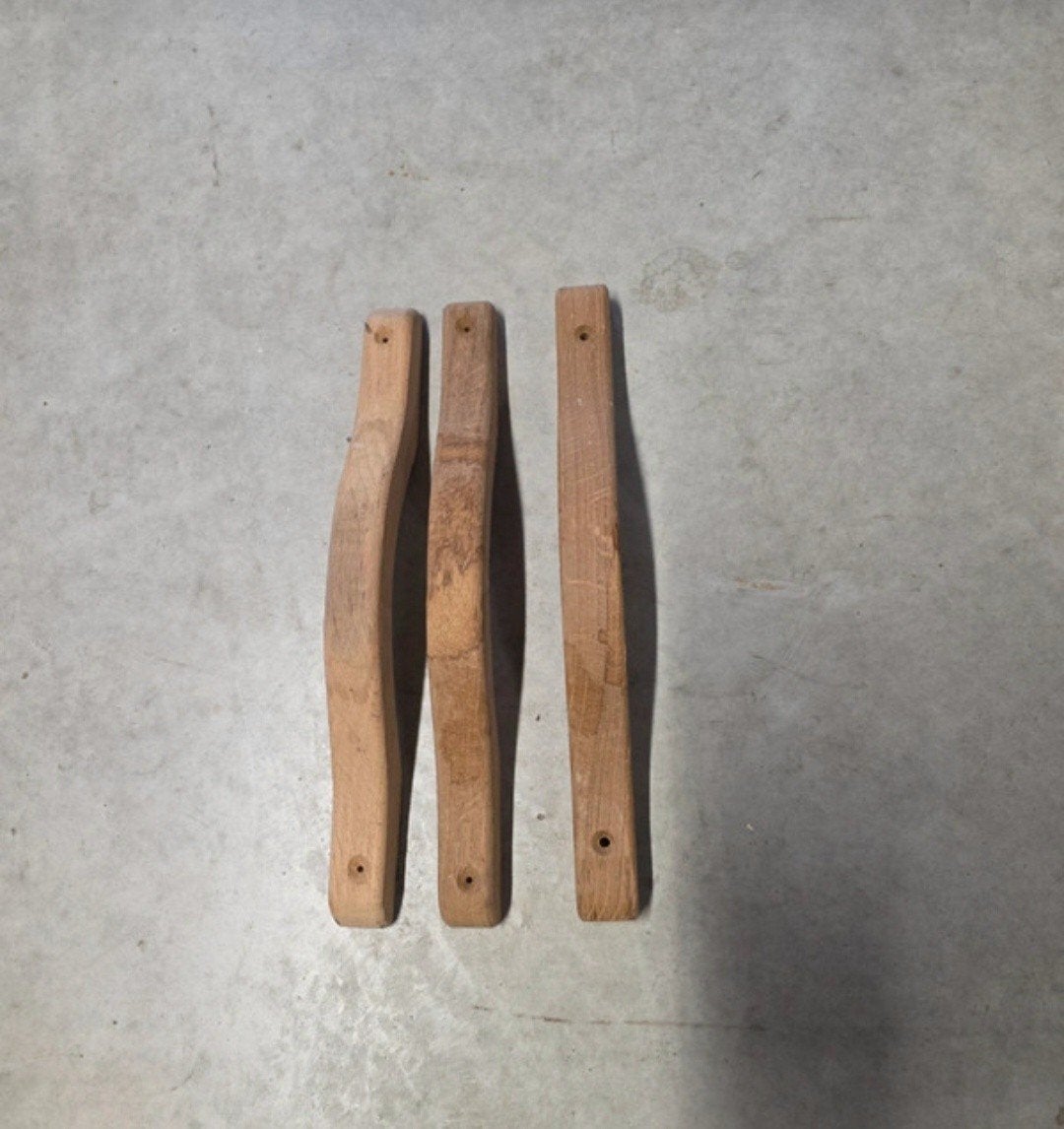 Houten handgrepen 40 cm - per stuk of set van 3, 150 liter of meer, Ophalen of Verzenden, Nieuw, Hout