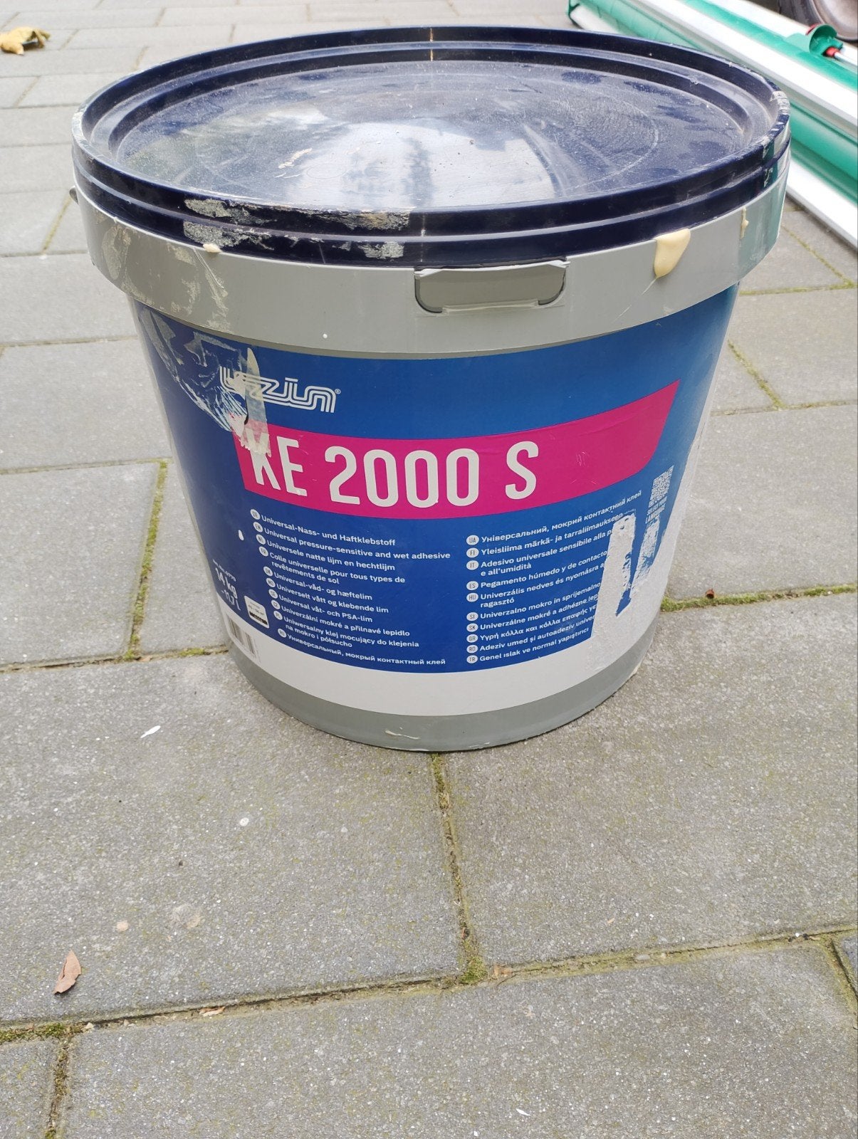 Uzin KE 2000 S Lijm - Emmer (Gedeeltelijk Gebruikt), Ophalen, Gebruikt