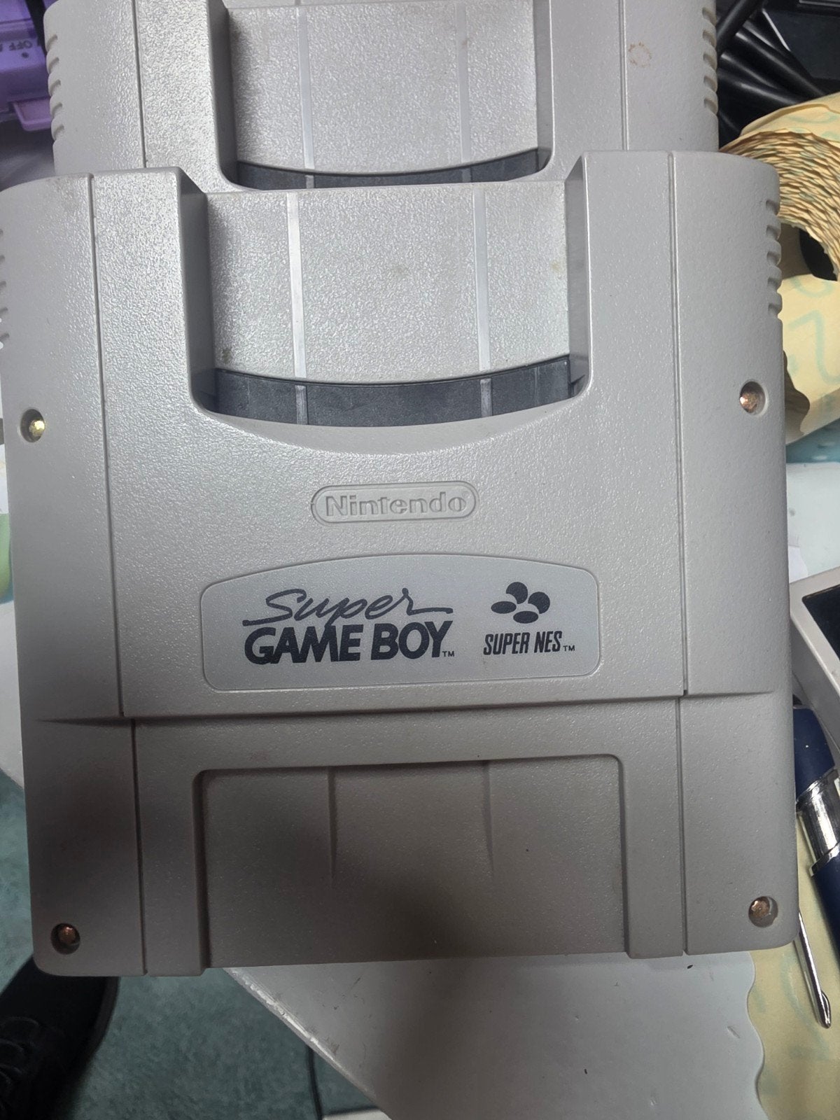 Super Game Boy Adapter voor Super Nintendo (SNES), Spelcomputers en Games, Spelcomputers | Nintendo Super NES, Gebruikt, Zonder controller