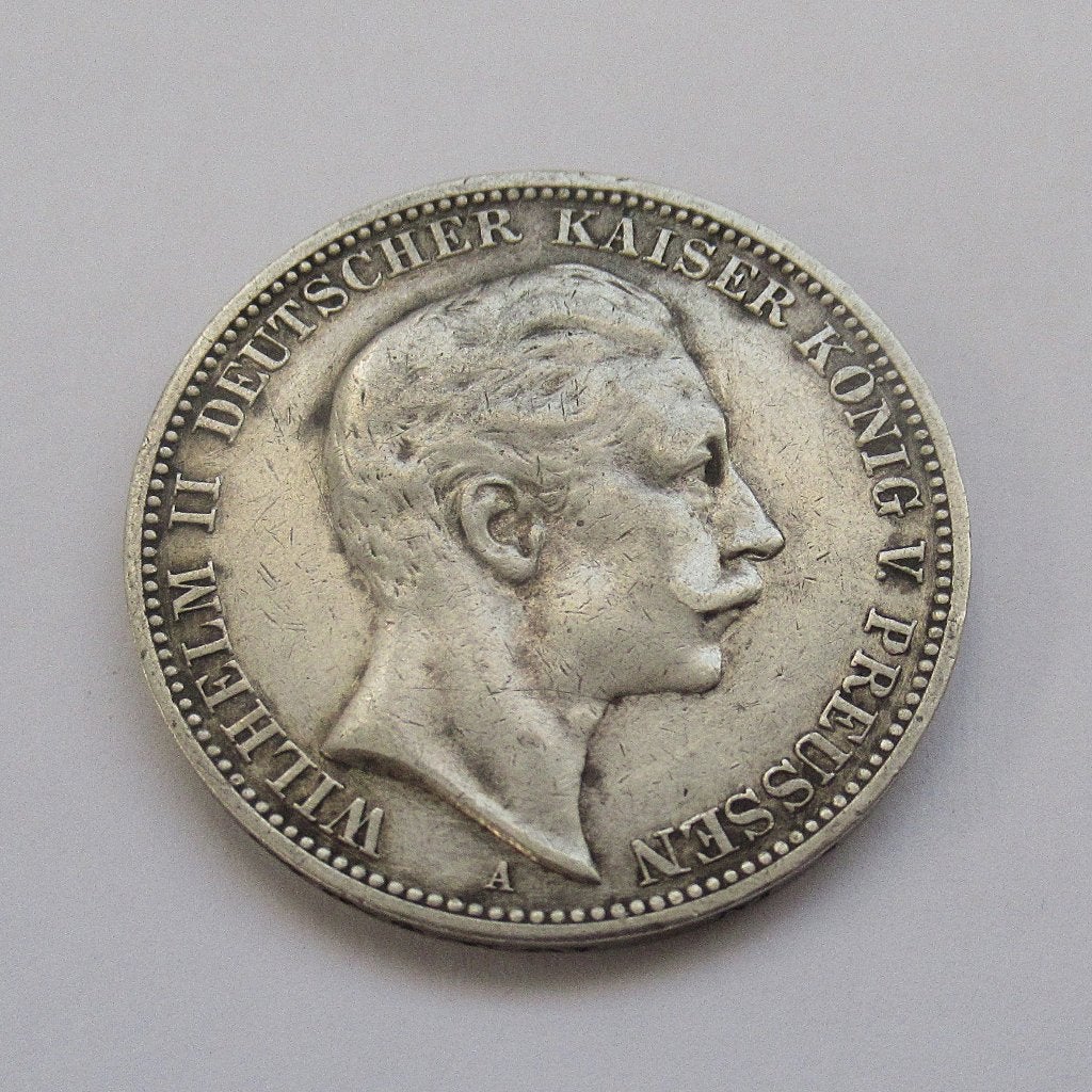 Prussia, 3 mark, 1911, Verzenden, Duitsland, Zilver