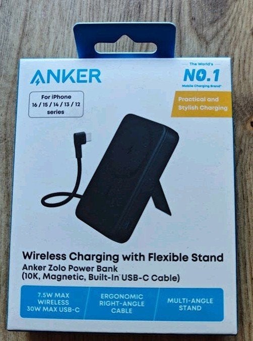 Anker Zolo Power Bank 10000mAh 30W/7.5W A1685H11, Anker, USB-C, Nieuw, Ophalen of Verzenden