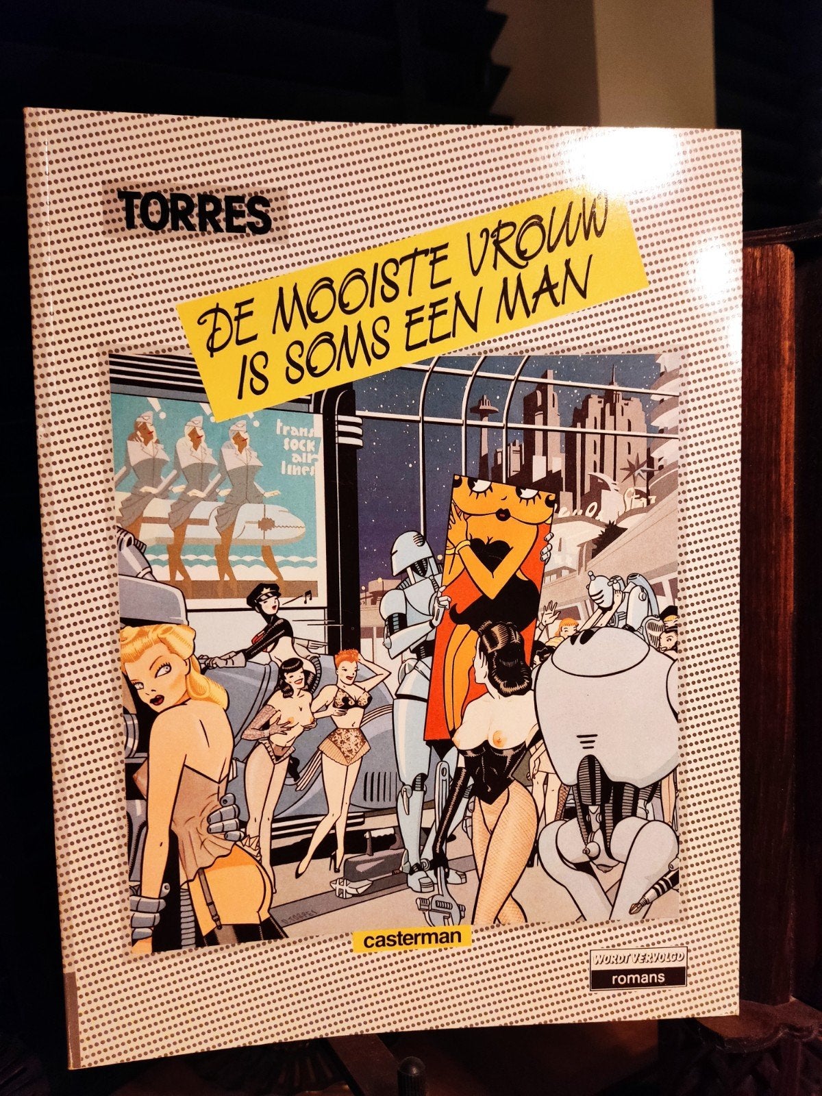de mooiste vrouw is soms een man, Boeken, Eén stripboek, Ophalen of Verzenden, Gelezen