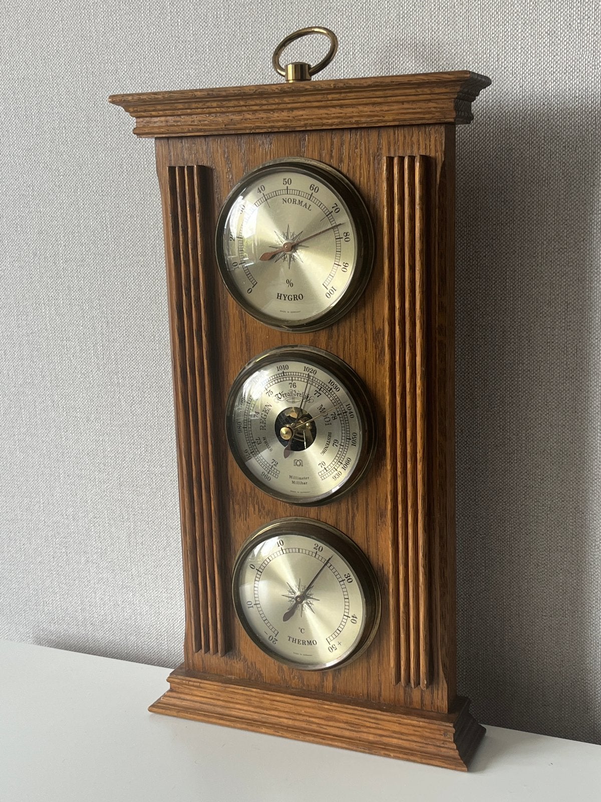 Te koop: vintage weerstation Meubelfabriek Oisterwijk, Ophalen of Verzenden, Gebruikt