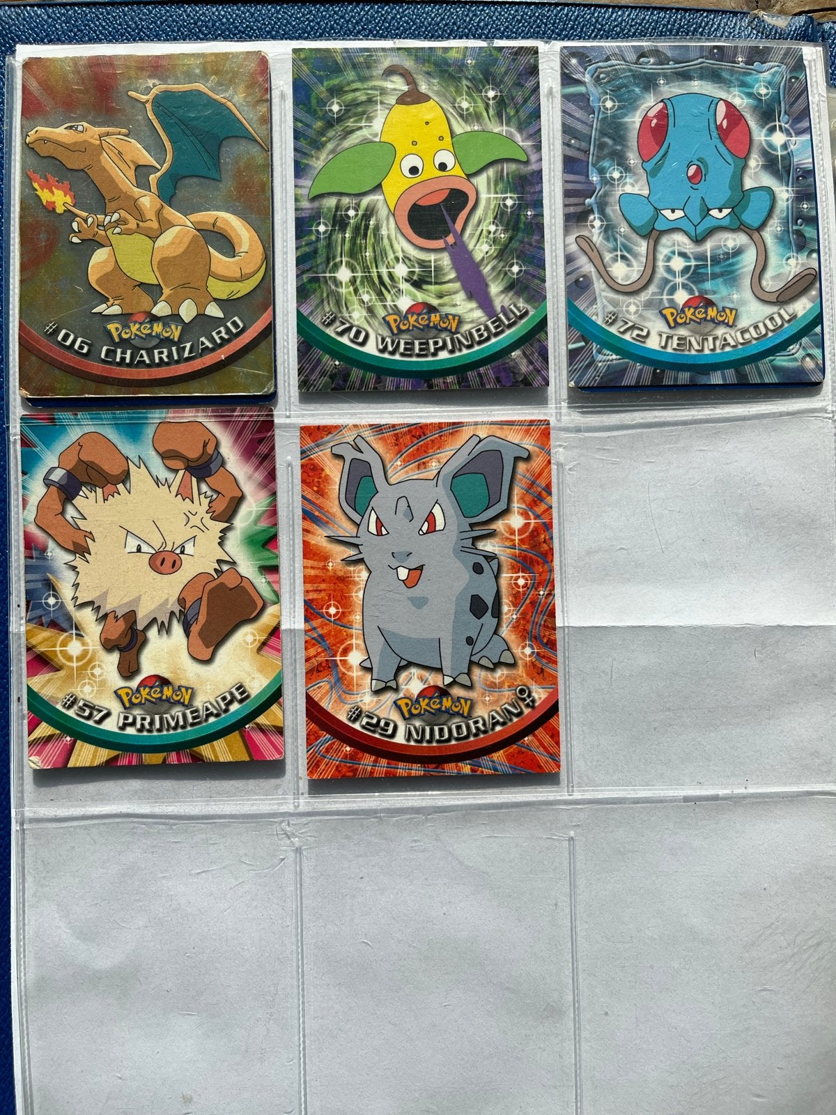 Chrome topps Pokémon kaarten, Ophalen of Verzenden, Gebruikt, Meerdere kaarten