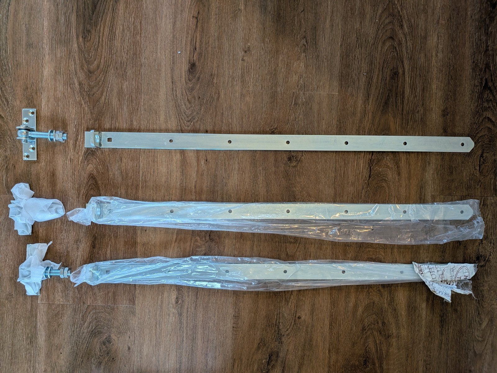 poort scharnieren verstelbaar duimheng 100cm, Ophalen, Nieuw, IJzer, Overige typen