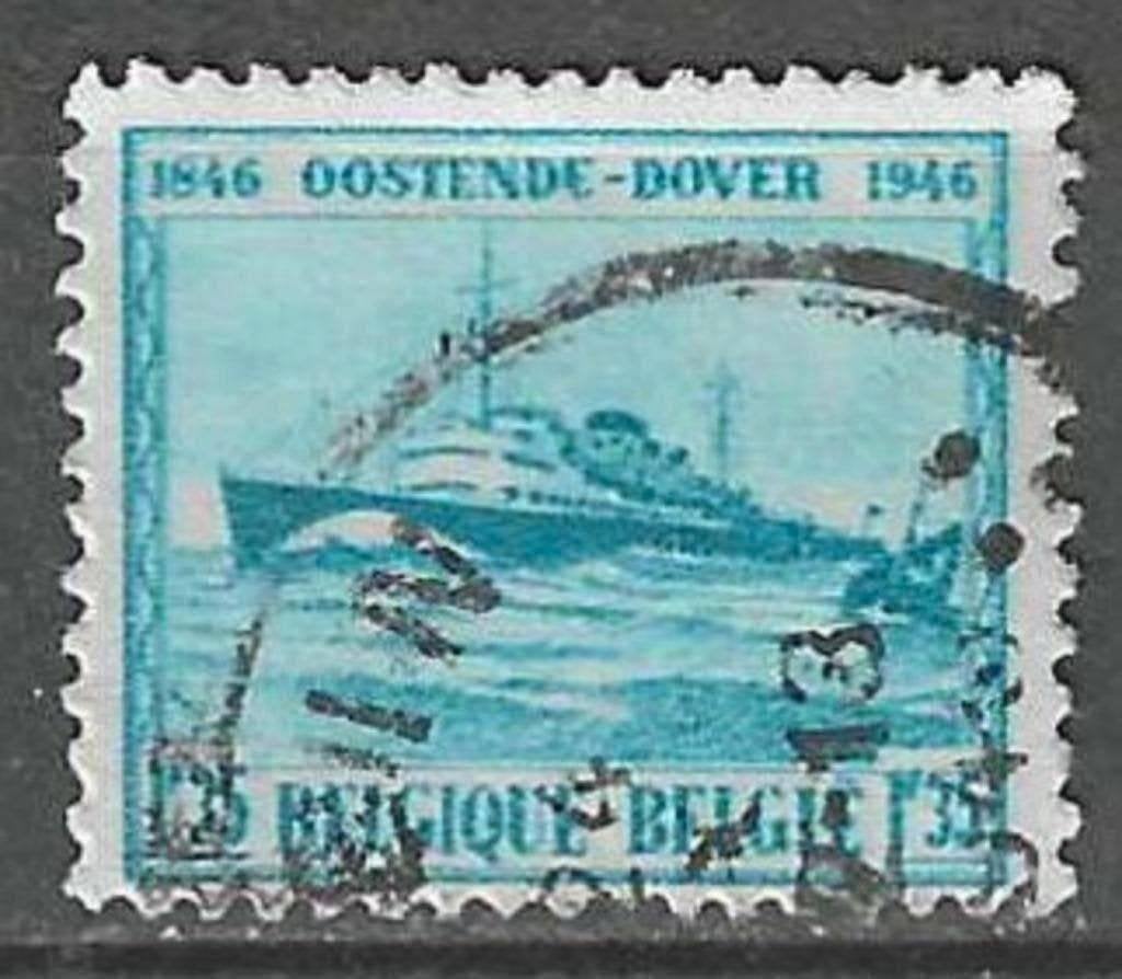 Belgie 1946 - Yvert/OBP 725a - Maildienst Oostende-Dove (ST), Verzenden, Gestempeld, Scheepvaart
