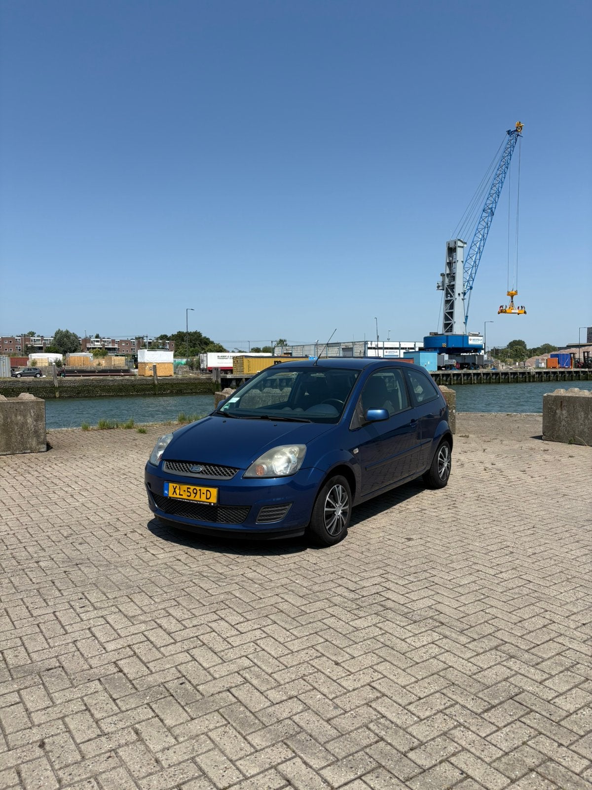 Ford Fiësta 1.3 I 3DR 2008 Blauw, Auto's, Ford, Voorwielaandrijving, 1299 cc, 40 €/maand, 4 cilinders