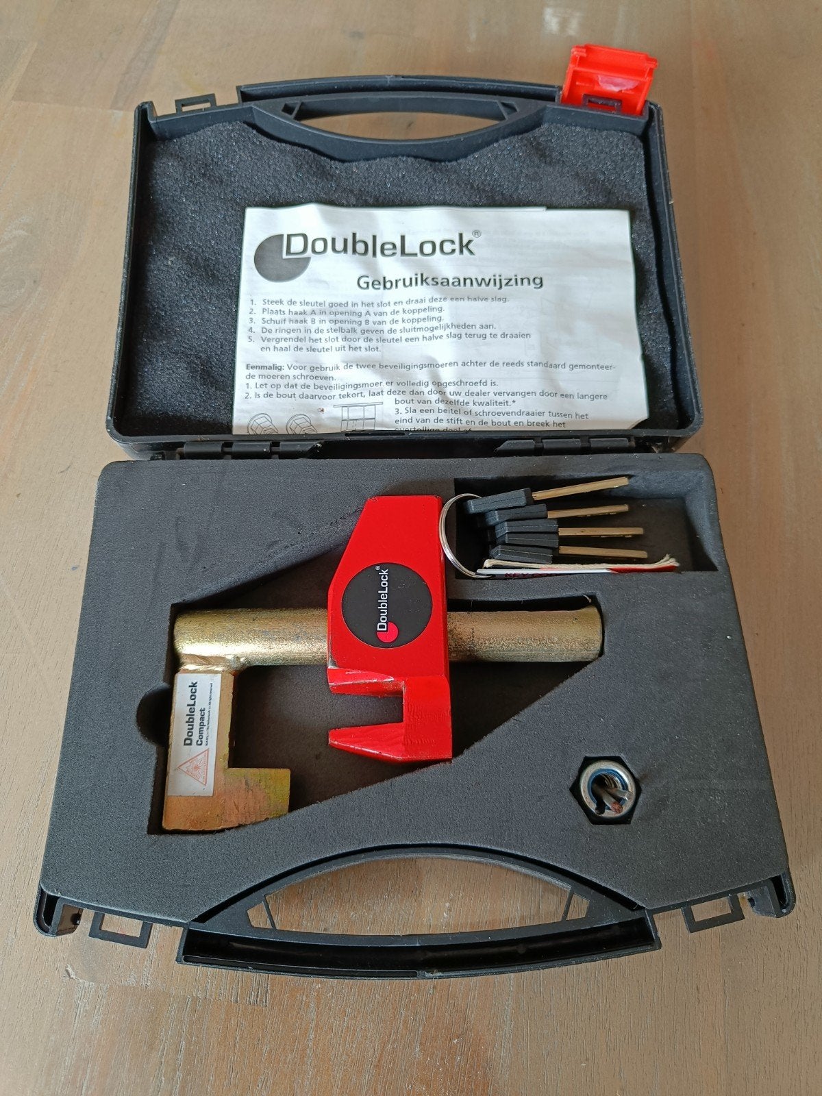 DoubleLock Compact Eagle SCM gekeurd disselslot, Ophalen, Zo goed als nieuw