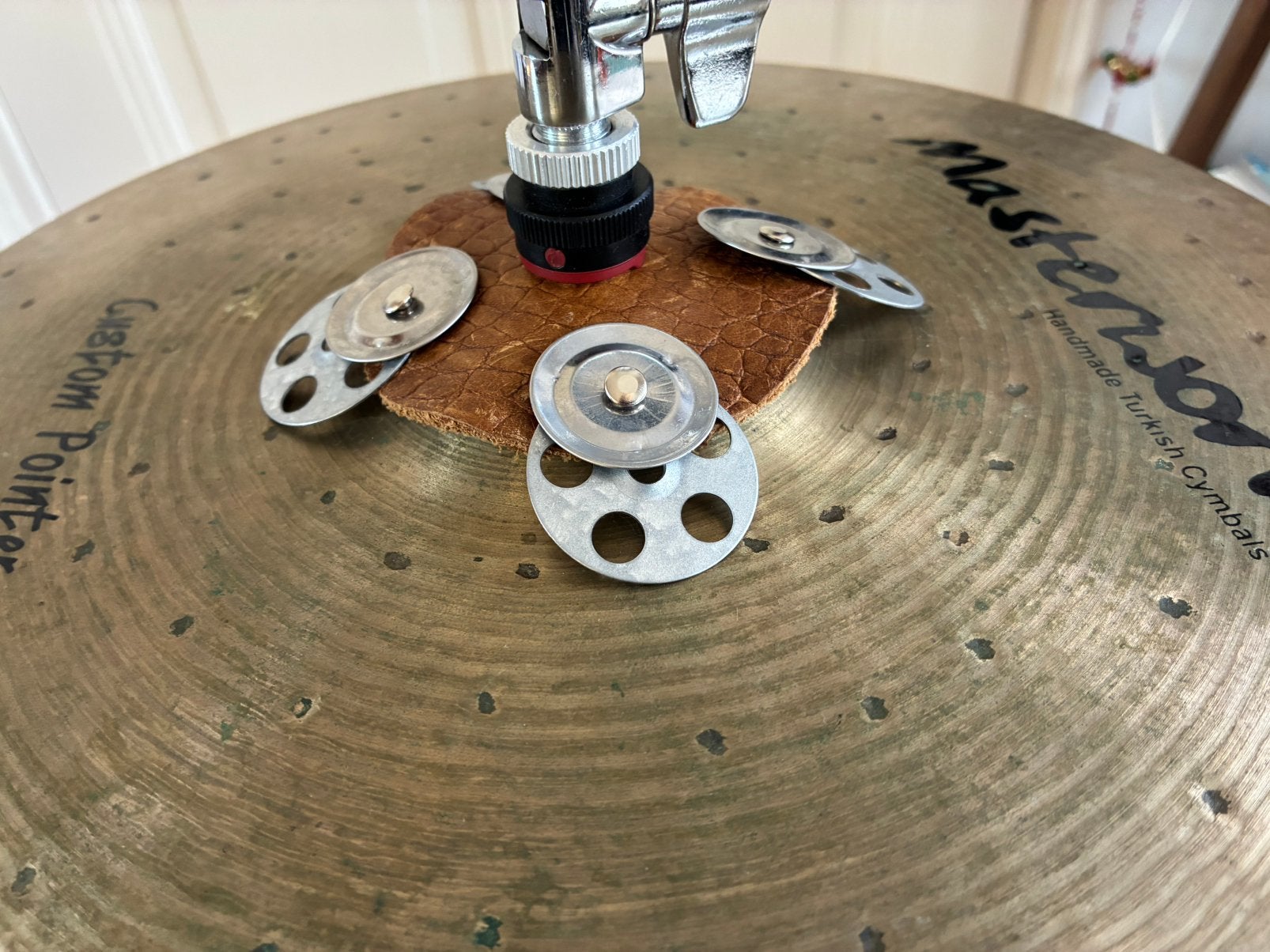 Jingle Effect Ring voor op Hi-Hat Bekkens, Gebruikt, Verzenden, NL, Melodische percussie