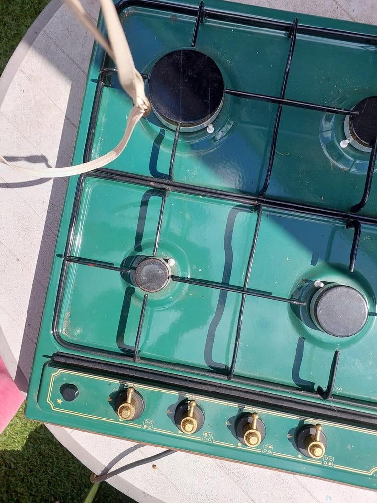 Butaan gasstel, Witgoed en Apparatuur, Kookplaten, Ophalen, 4 kookzones, Zo goed als nieuw, Gas