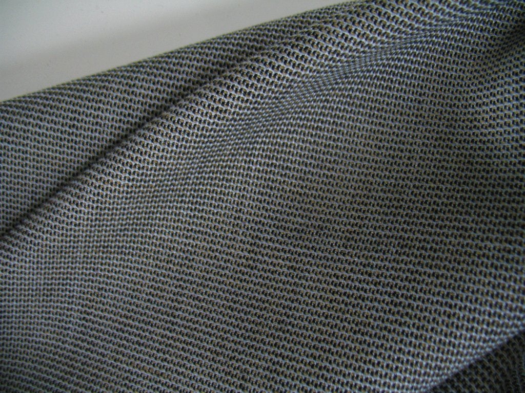 Kvadrat Umami beige/zwart/creme restant meubelstof, Wol, Meerkleurig, 120 cm of meer, Nieuw