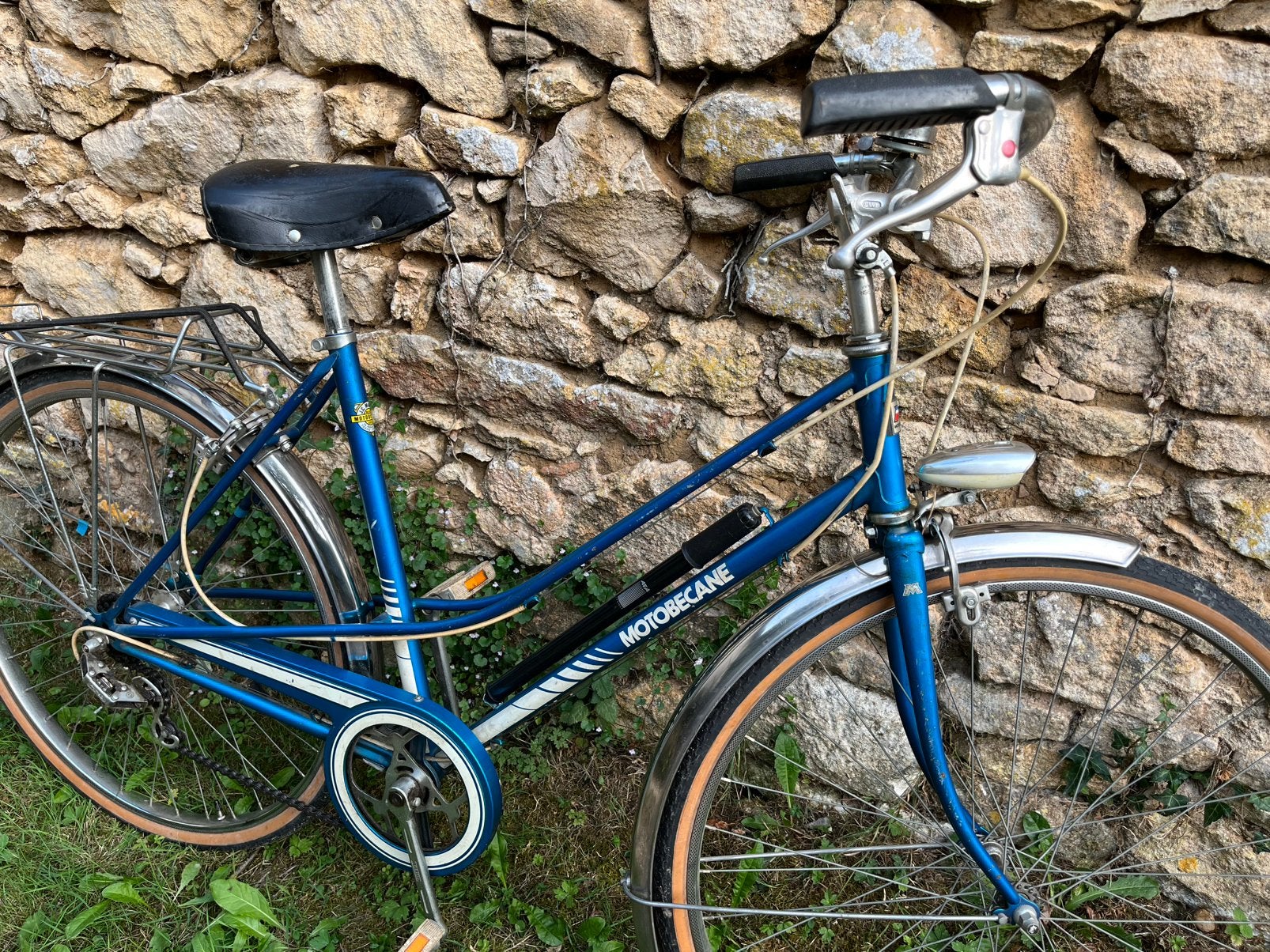Vintage franse motobecane fiets originele perfecte staat, Fietsen en Brommers, Fietsen | Dames | Damesfietsen, 56 cm of meer, Ophalen