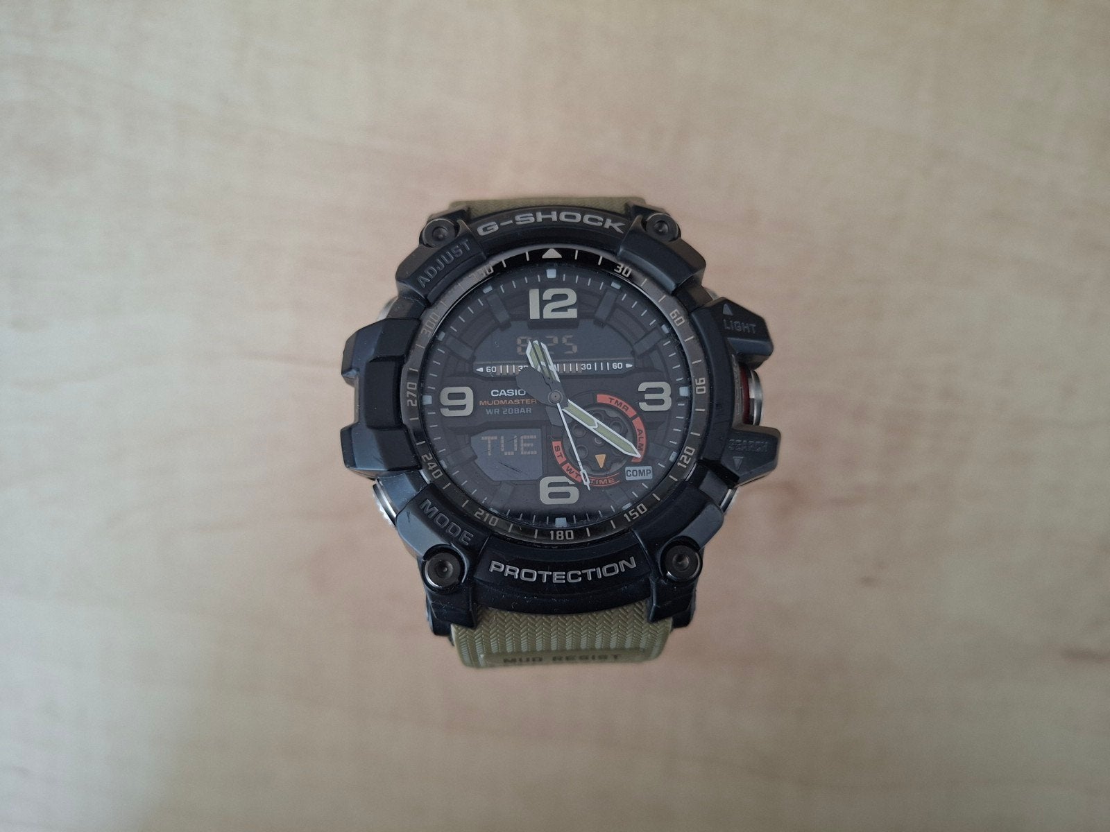 G-Shock Master of G GG-1000-1A5 Mudmaster, Ophalen, Casio, Kunststof, Gebruikt