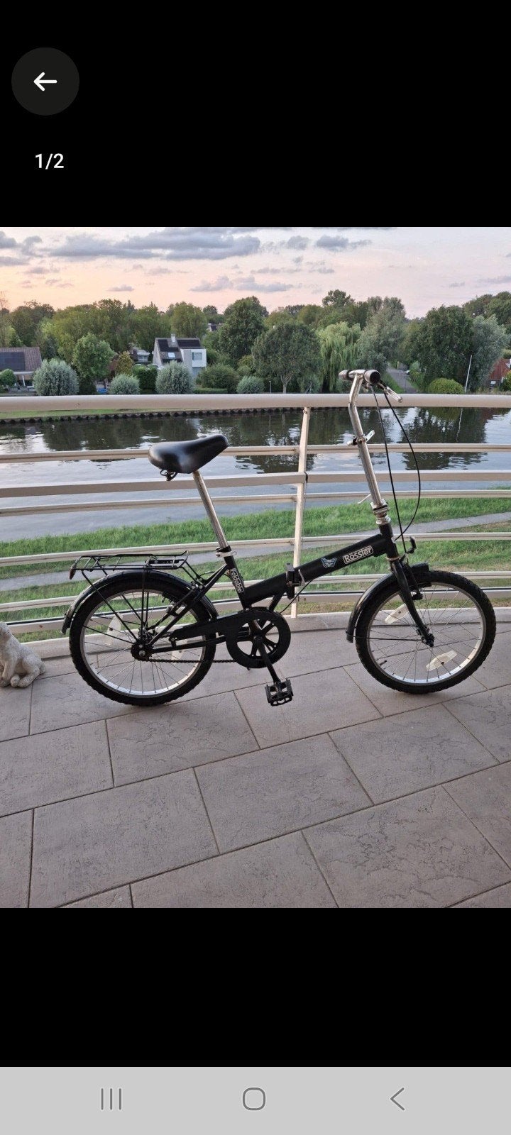 Handige vouwfiets met 20 inch wielen - Ideaal voor de trein!, Ophalen of Verzenden
