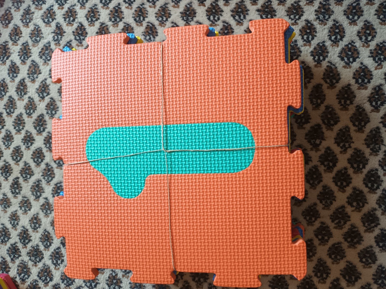 Kleurrijke foam speelmat/puzzel voor kinderen, Ophalen of Verzenden, Minder dan 10 stukjes, Zo goed als nieuw, 6 maanden tot 2 jaar
