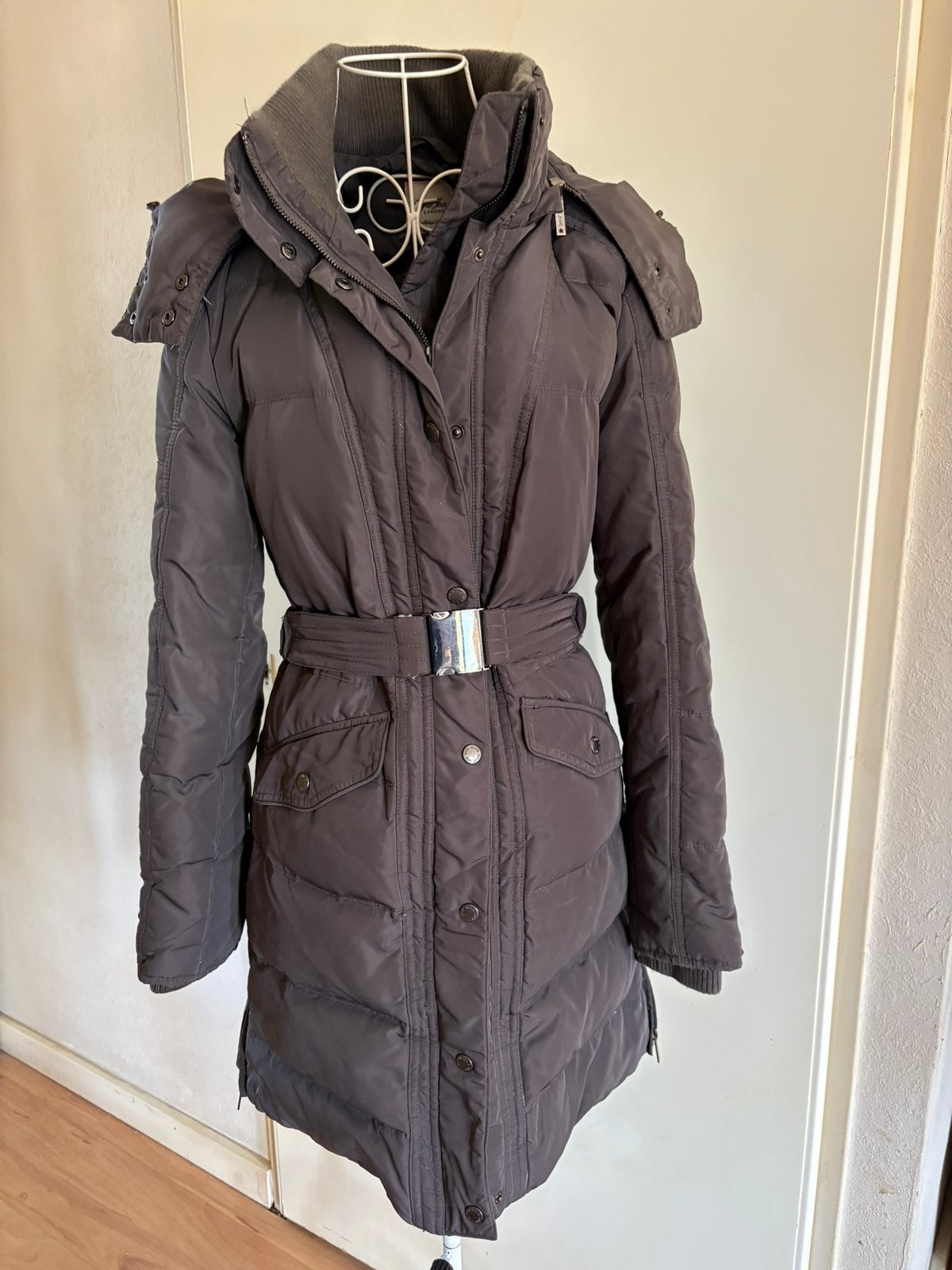 Nieuw prachtige bruine winterjas van Pepe jeans mt S, Ophalen of Verzenden, Nieuw, Maat 36 (S), Bruin
