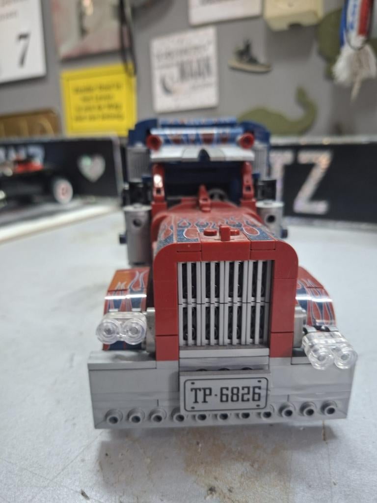 Lepin Optimus Prime Bouwset - Transformers Vrachtwagen, Ophalen of Verzenden, Gebruikt, Overige merken