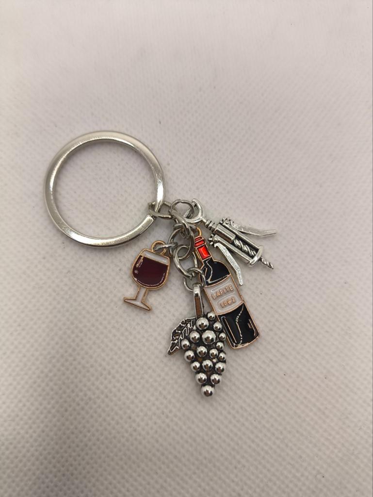 Leuke wijn sleutelhanger - nieuw, Verzamelen, Ophalen of Verzenden, Nieuw