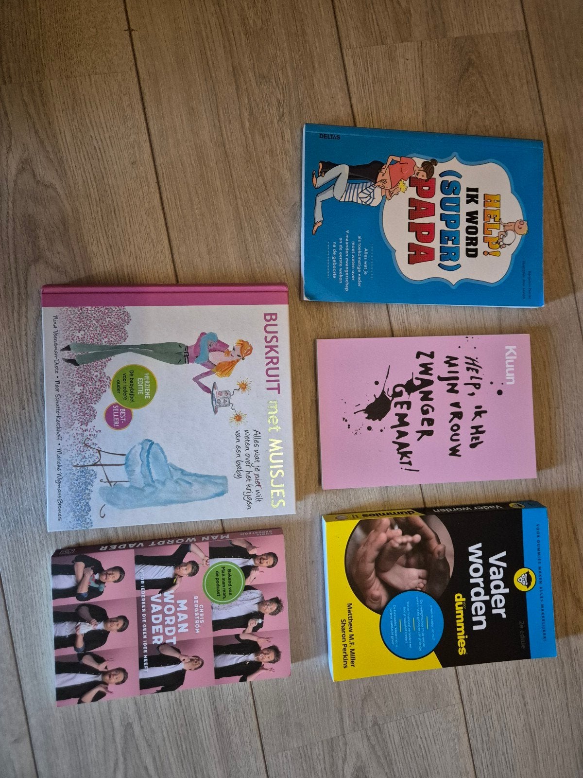 5 boeken over zwangerschap en ouderschap, Ophalen of Verzenden, Gelezen, Zwangerschap en Bevalling