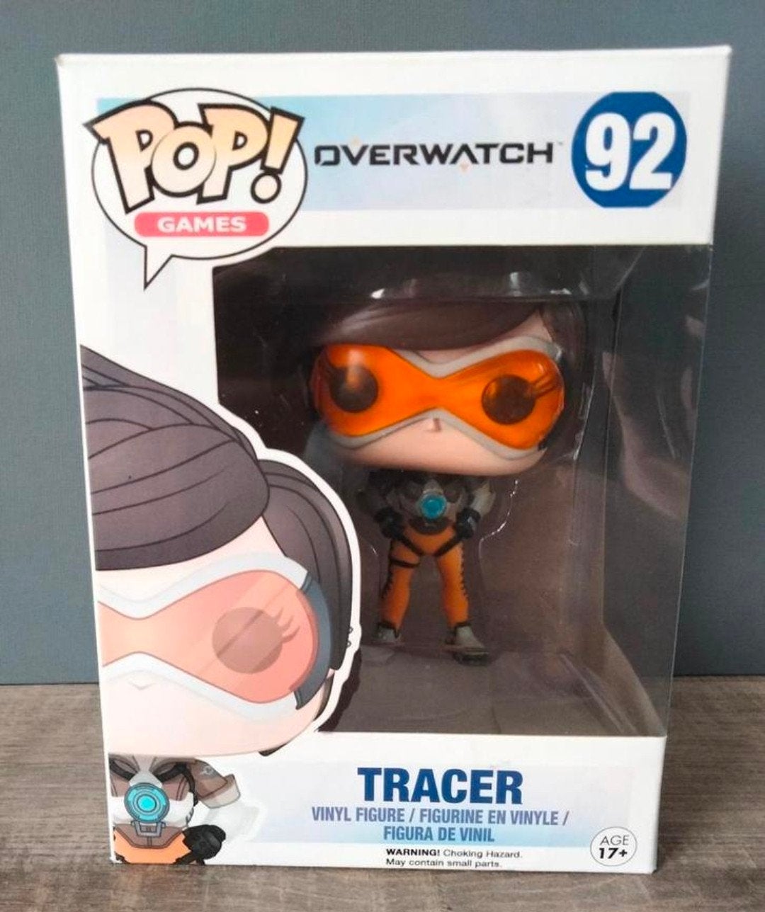 92 Tracer Overwatch Funko Pop, Ophalen of Verzenden, Zo goed als nieuw