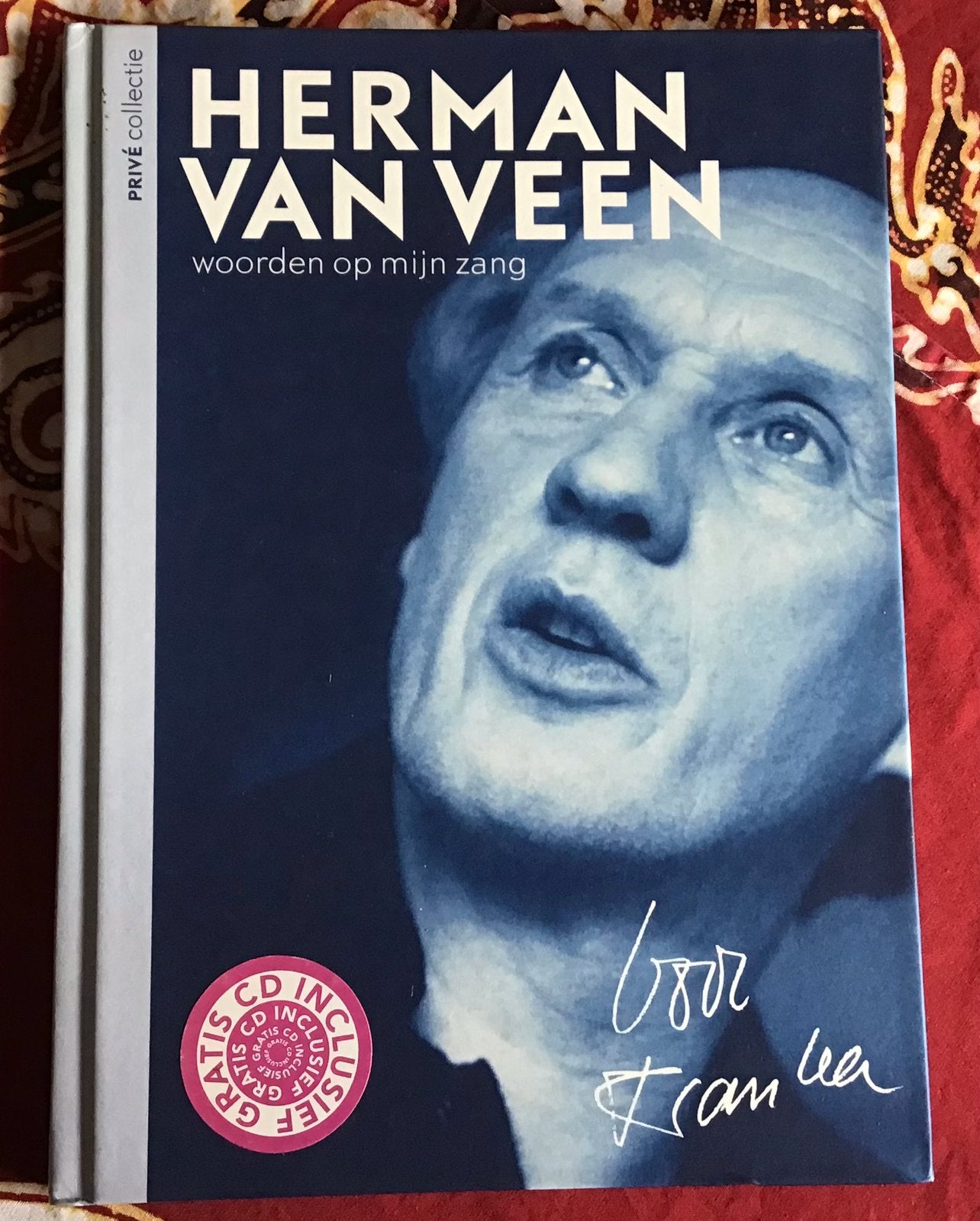 Herman v. Veen, Woorden op mijn zang, Boekje & CD nieuwstaat, Ophalen of Verzenden, Zo goed als nieuw, Artiest