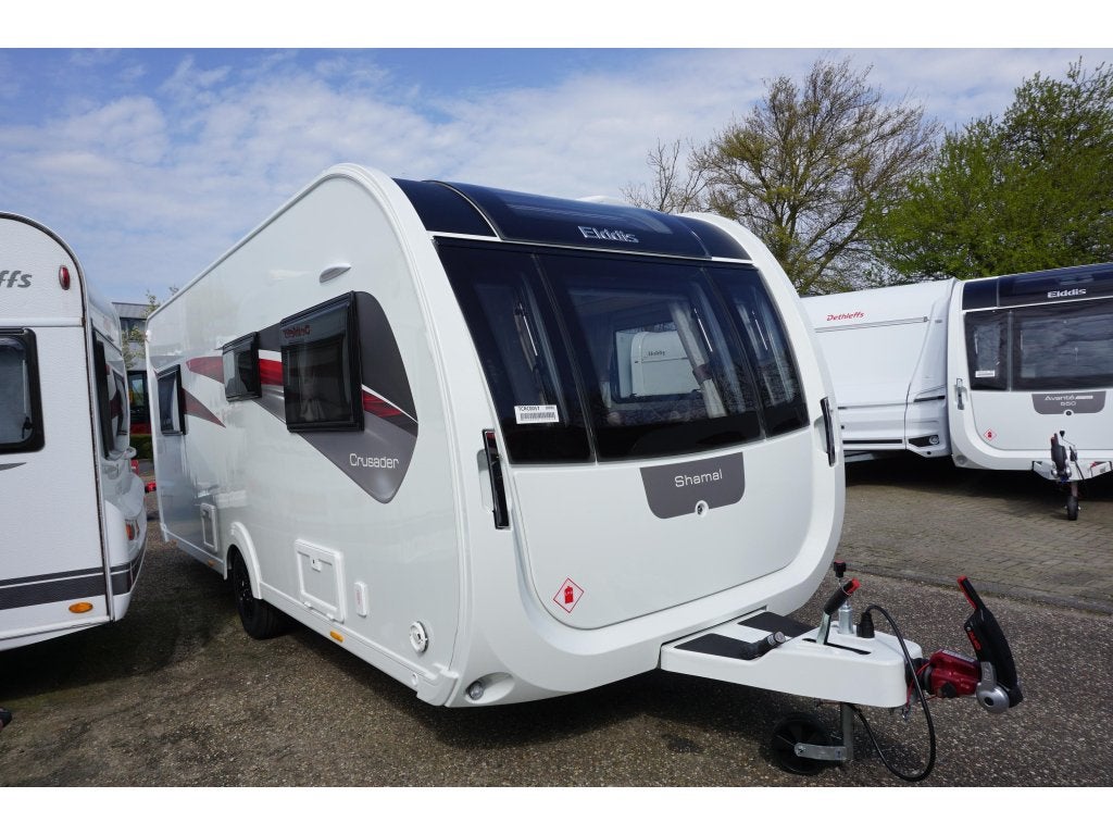 Elddis Crusader Shamal Aparte bedden, badkamer, Caravans en Kamperen, Standaardzit, Elddis, Bedrijf, 1250 - 1500 kg
