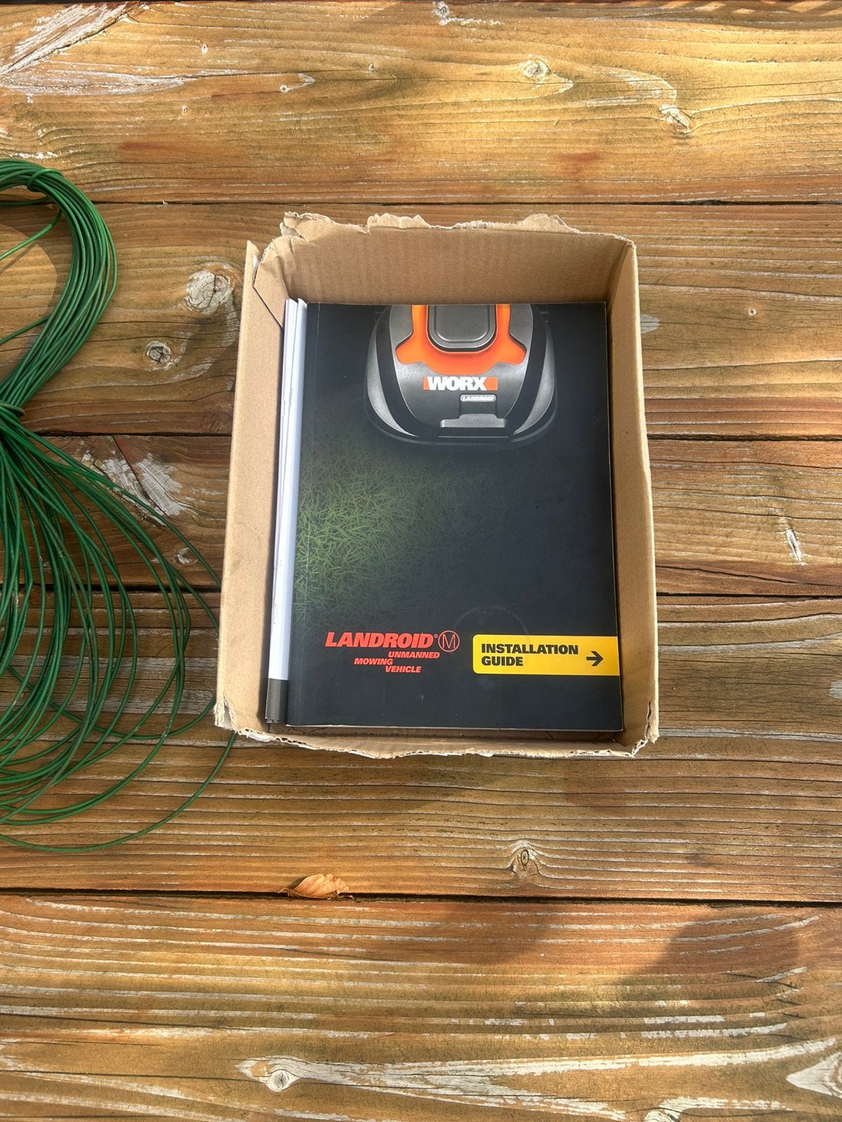 Te koop: robotmaaier Worx Landroid M, Ophalen, Gebruikt, 20 tot 25 cm, Met regensensor