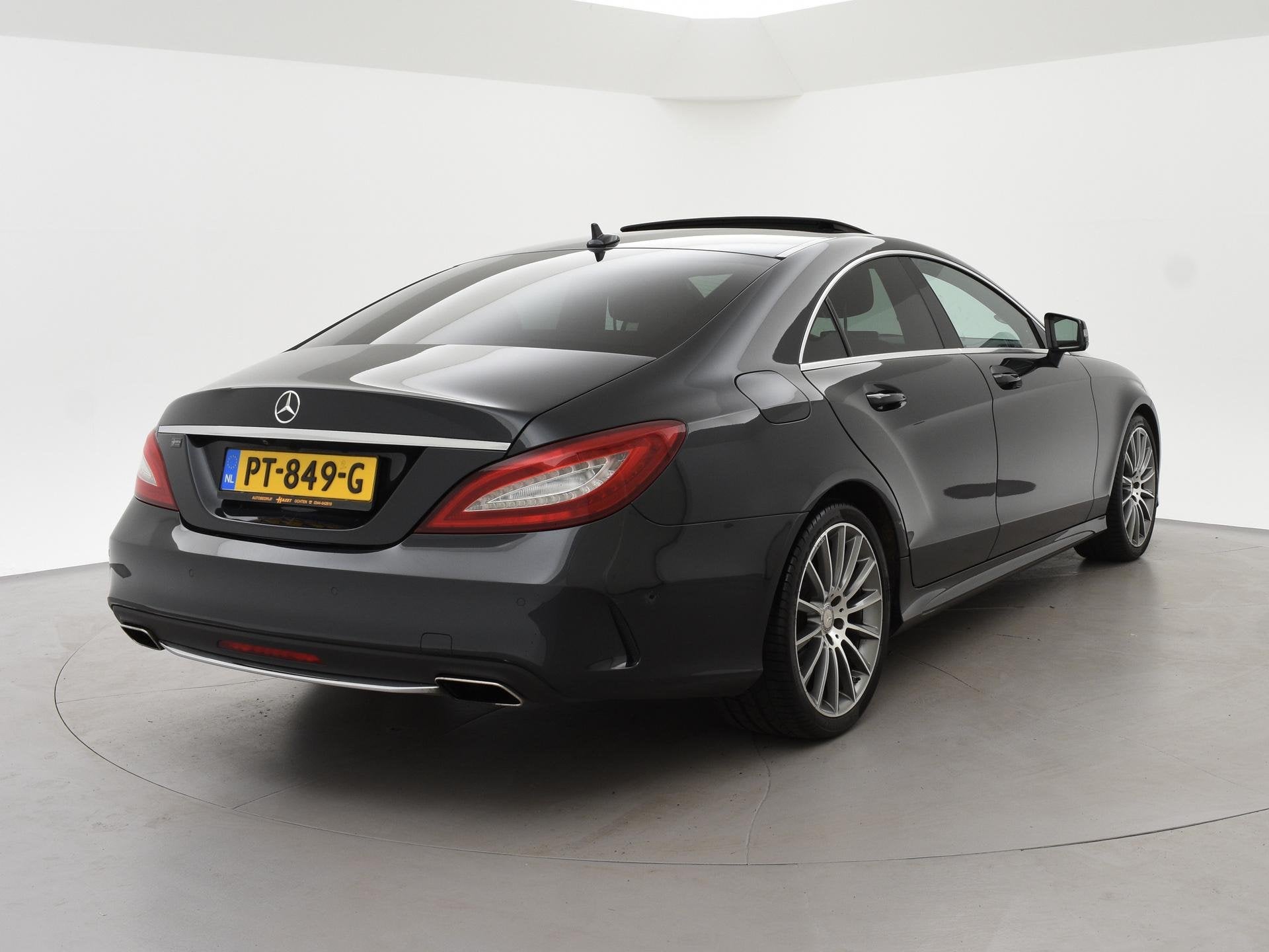 Mercedes-Benz CLS-klasse 220d AUT9 AMG SPORT + SCHUIFDAK | 1, Gebruikt, Euro 6, 4 stoelen, Zwart