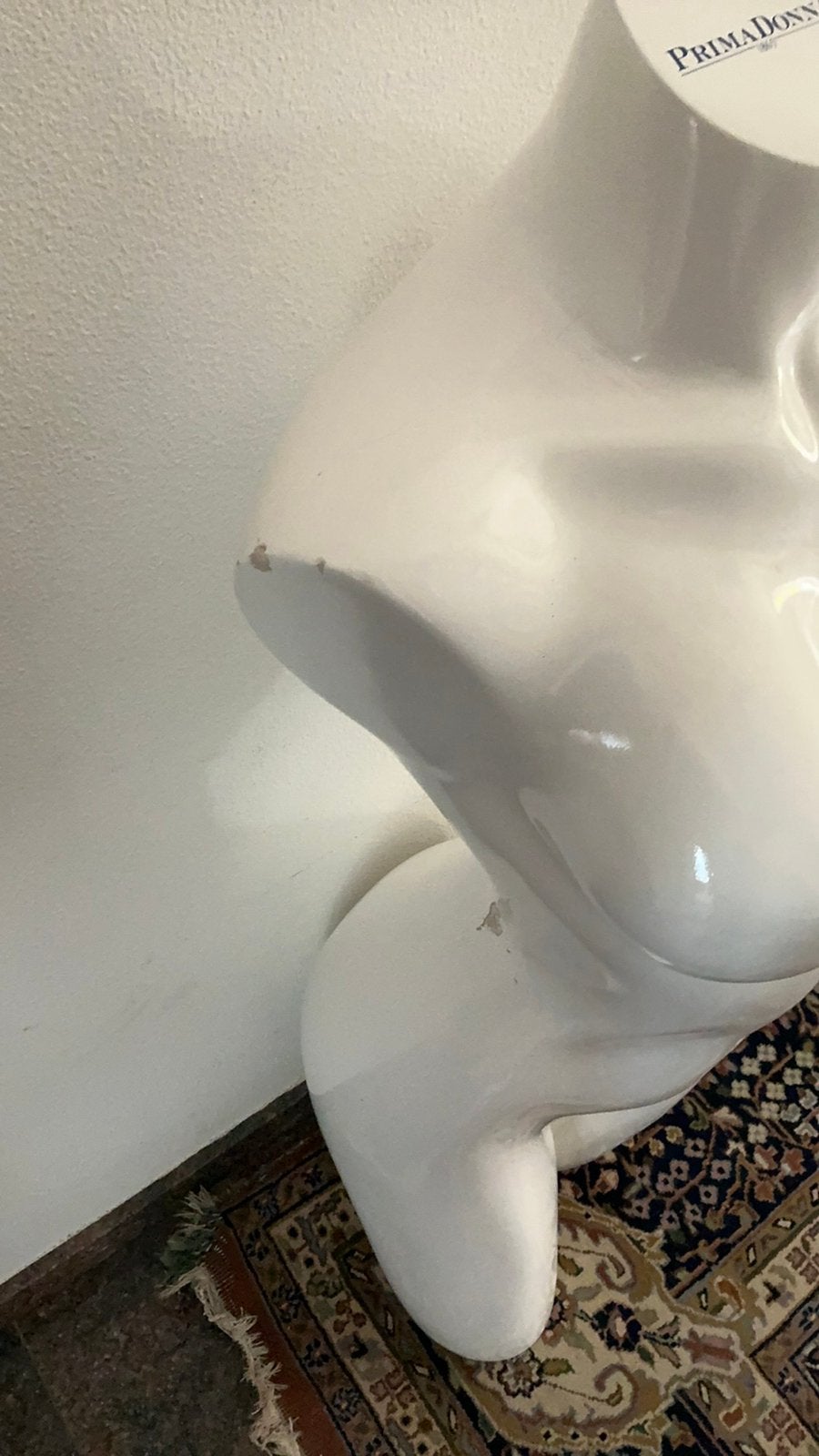 Etalage pop en 2 x buste op standaard., Antiek en Kunst, Ophalen