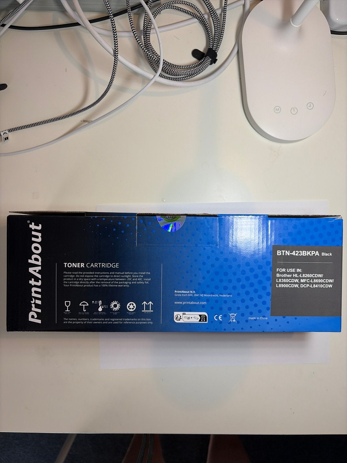PrintAbout BTN-423BKPA Zwarte Toner Cartridge, Ophalen of Verzenden, Nieuw, Toner